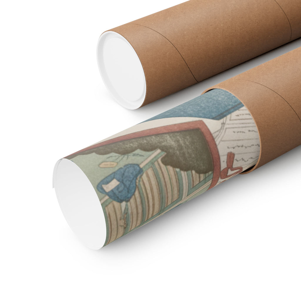 Product Marketing — Box And Books — Matte Poster