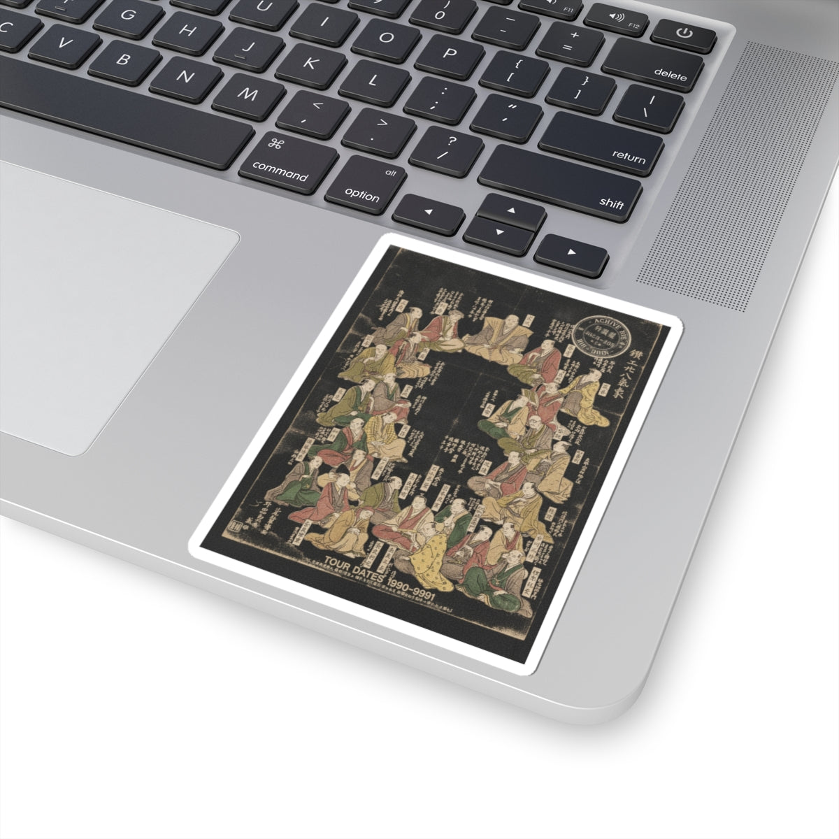 Vintage Bootleg — Portraits Of Twenty-Eight Metal Artists — Kiss-Cut Sticker