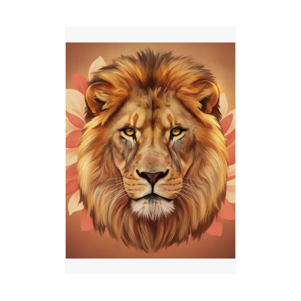 Southern Sunset — Lion — Matte Poster