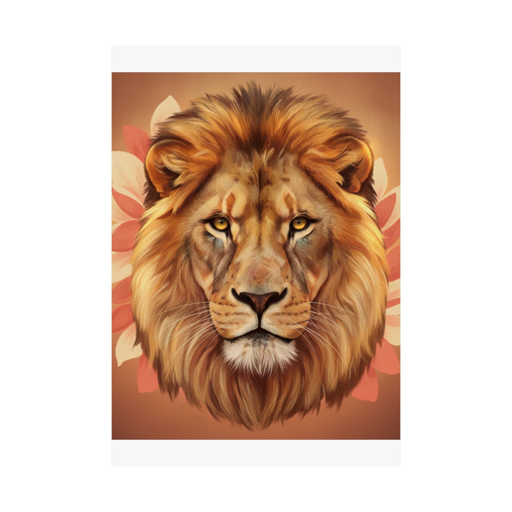 Southern Sunset — Lion — Matte Poster