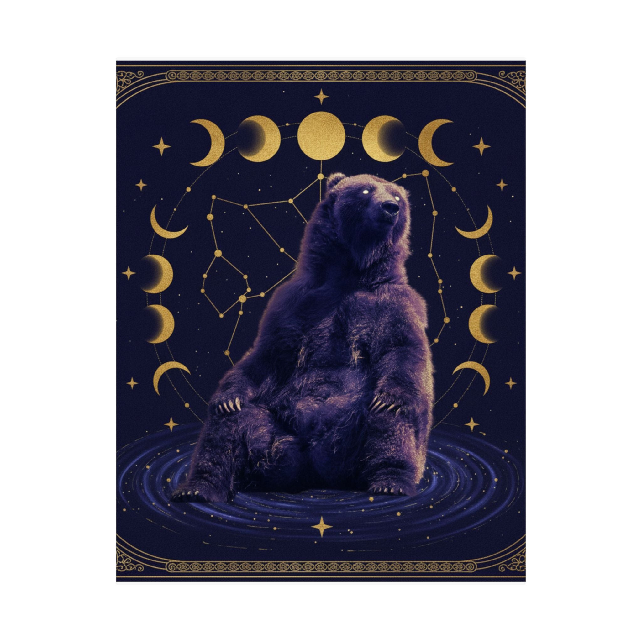 Celestial — Bear — Matte Poster
