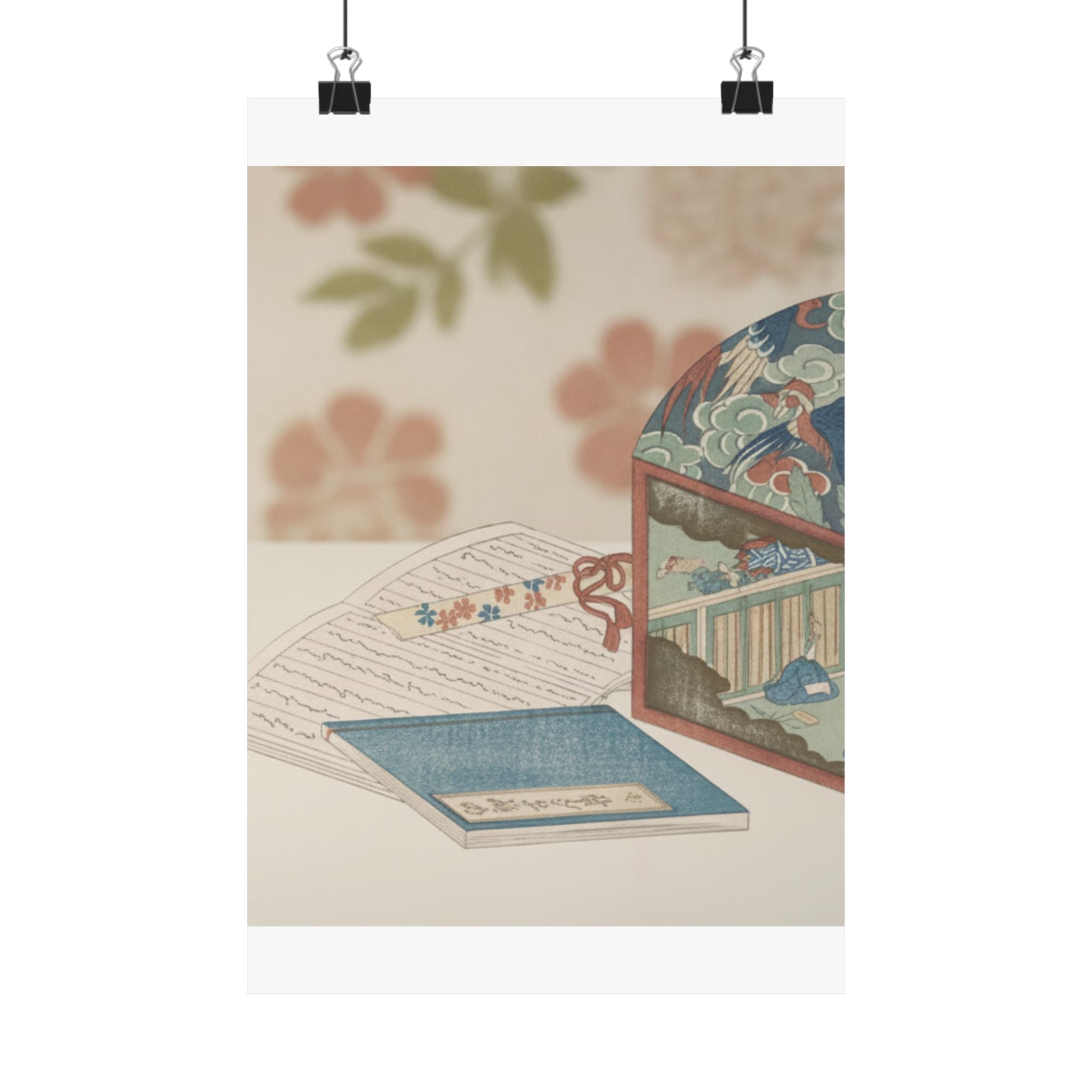 Product Marketing — Box And Books — Matte Poster