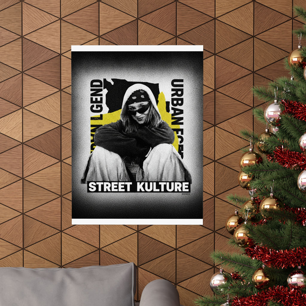 Streetwear Collage — Person — Matte Poster