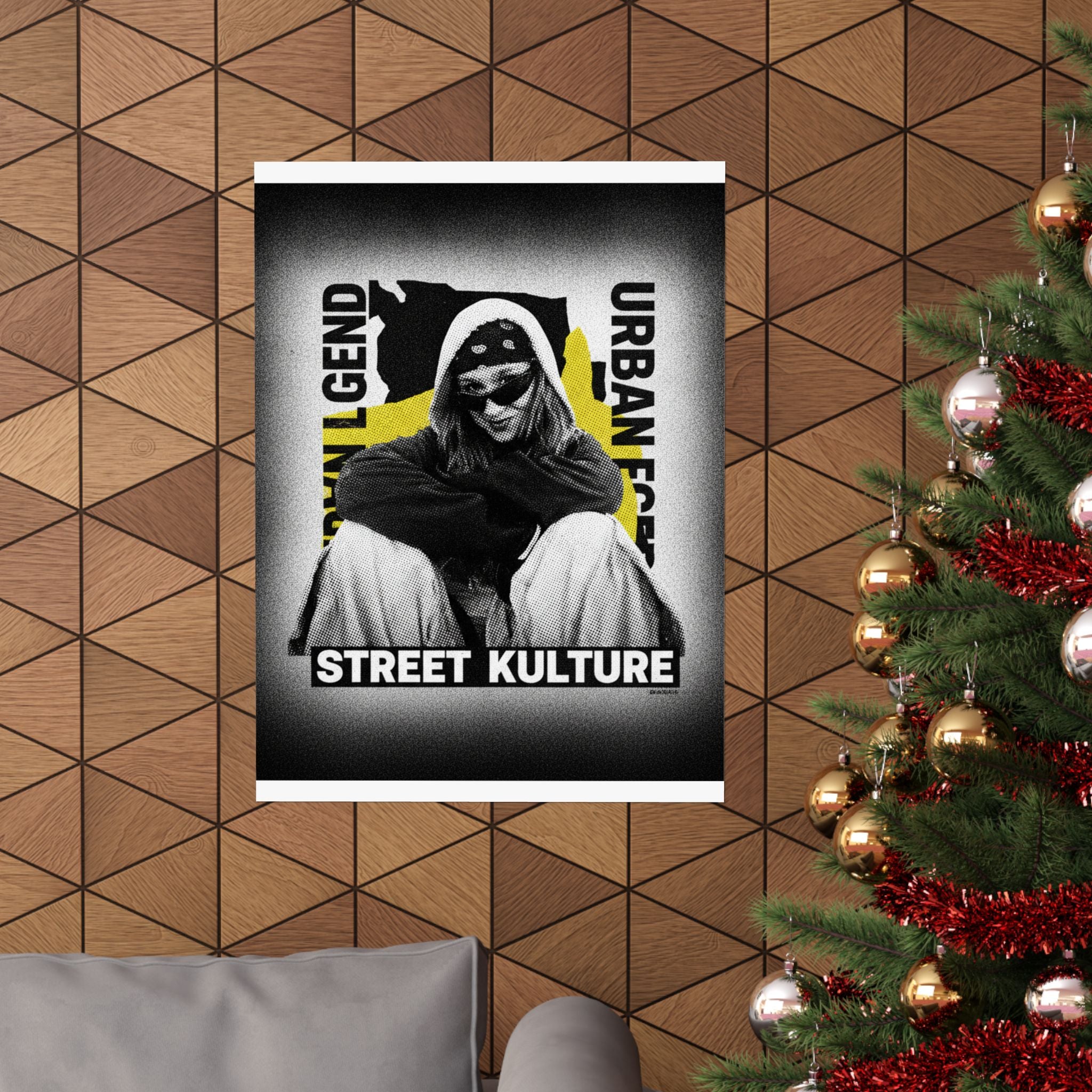 Streetwear Collage — Person — Matte Poster