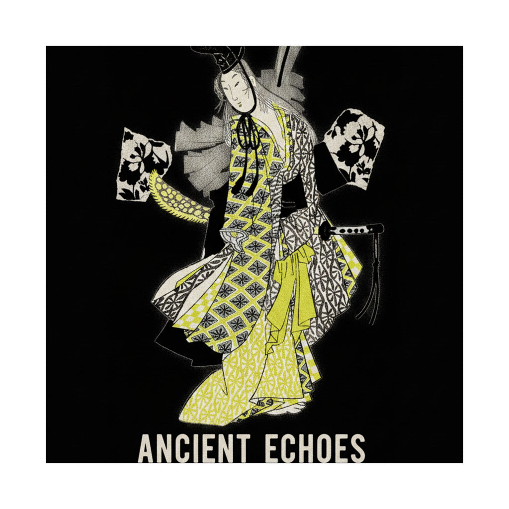 Streetwear Collage — Dancing Girl Wearing A Sword — Matte Poster