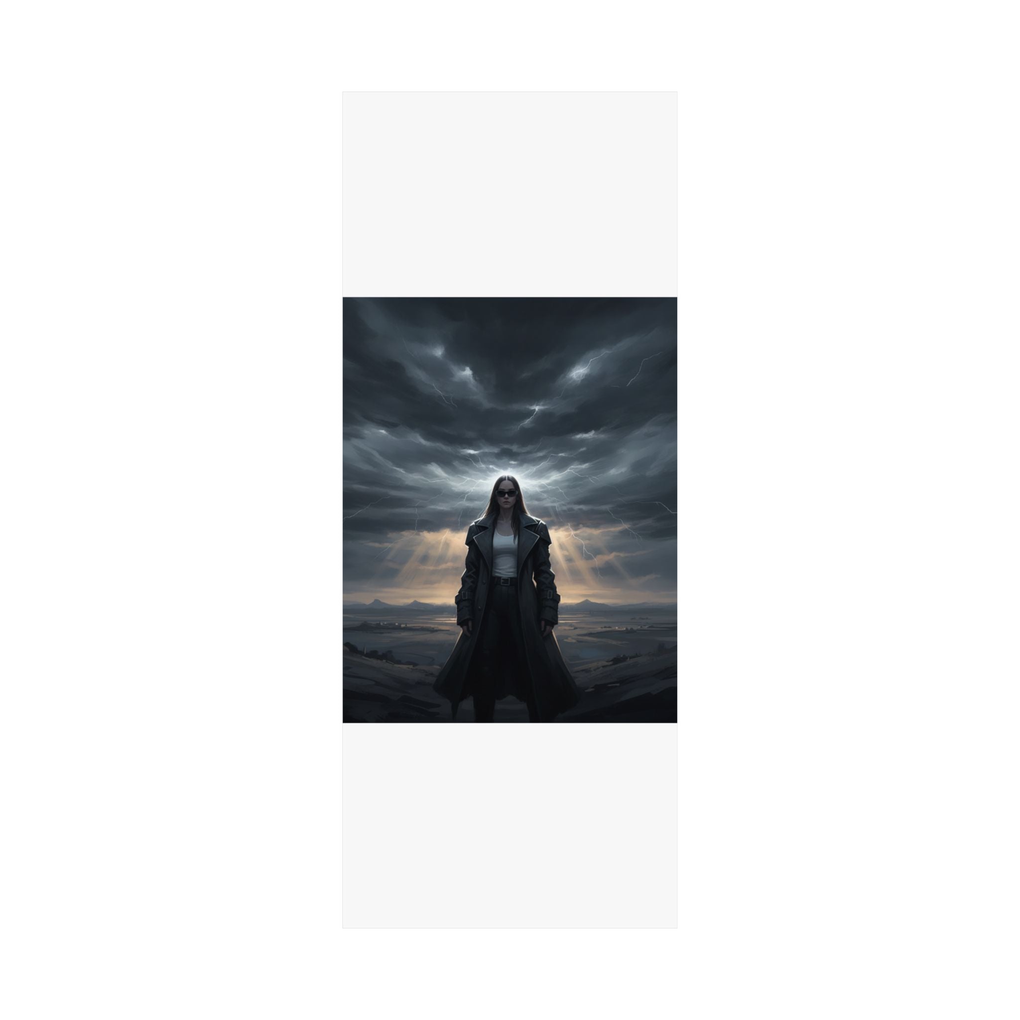 Dramatic Storm — Person — Matte Poster