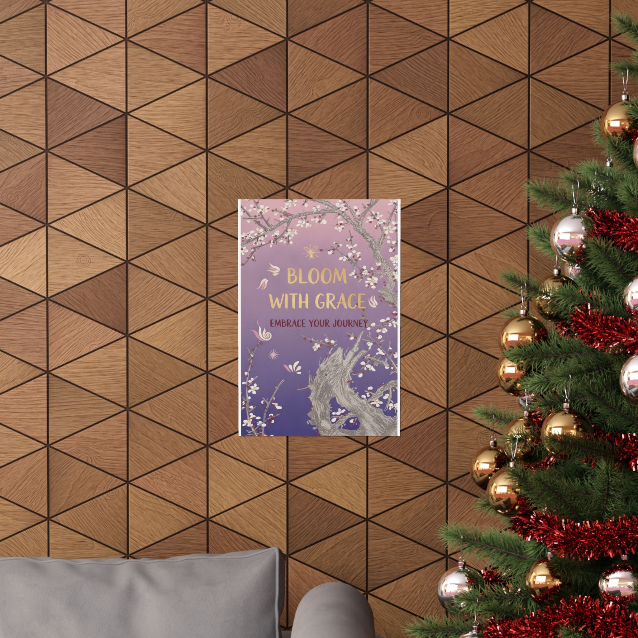 Affirmation — Plum Tree In Blossom — Matte Poster