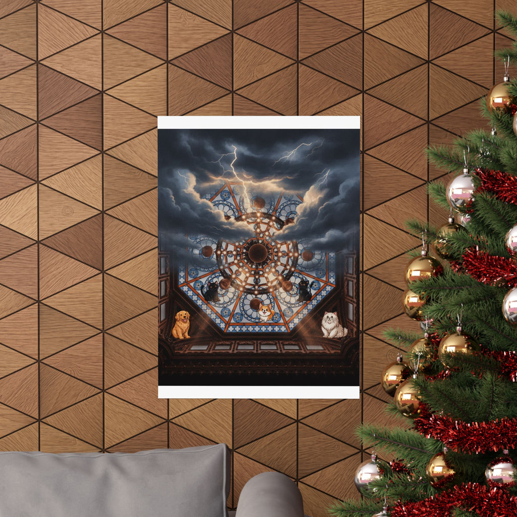 Dramatic Storm — Ceiling — Matte Poster