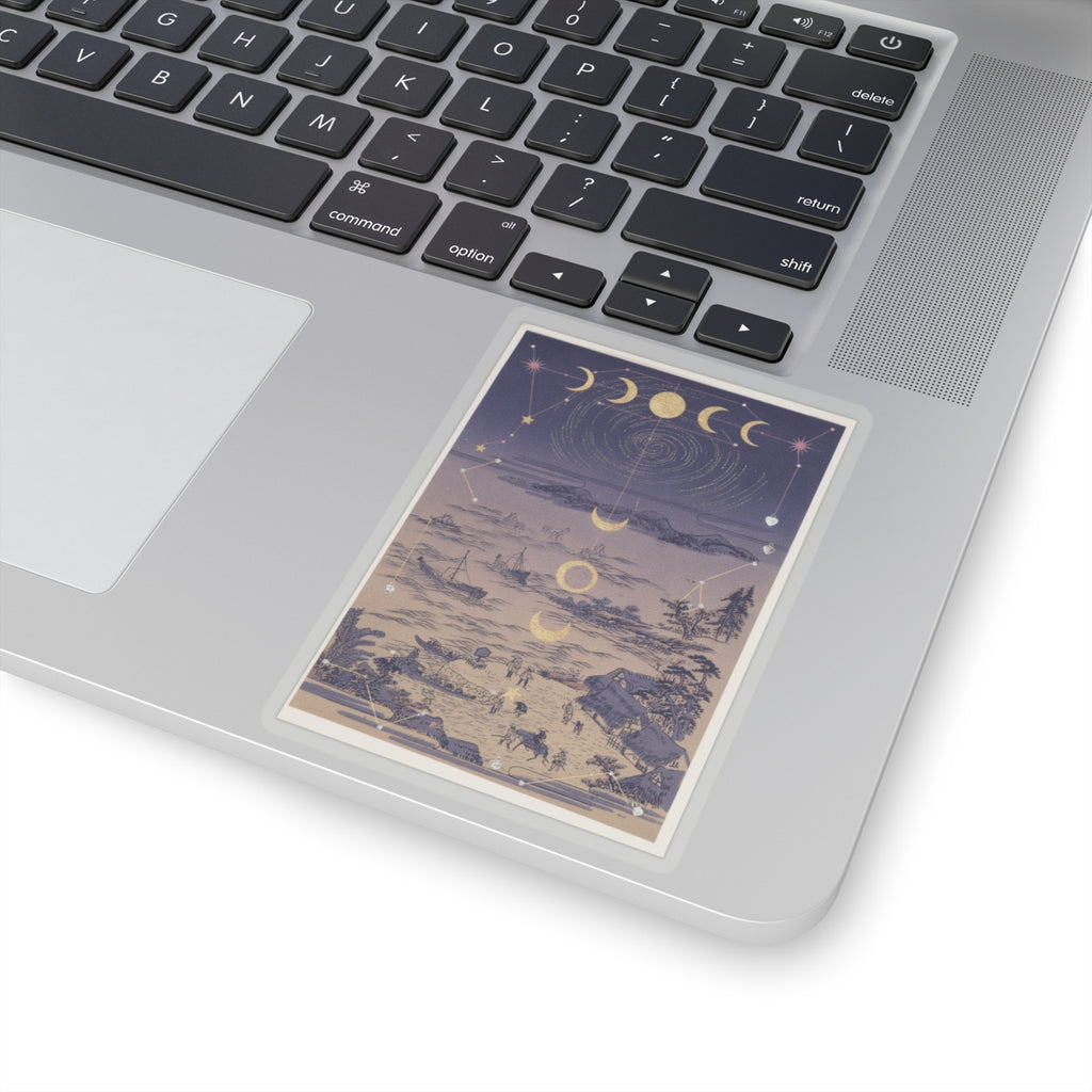 Celestial — Sails Returning To Yahashi — Kiss-Cut Sticker