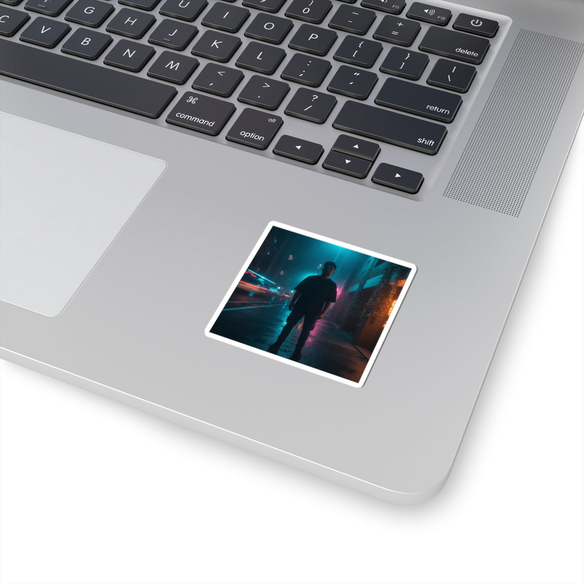 Neon Noir kiss-cut sticker — product view 11