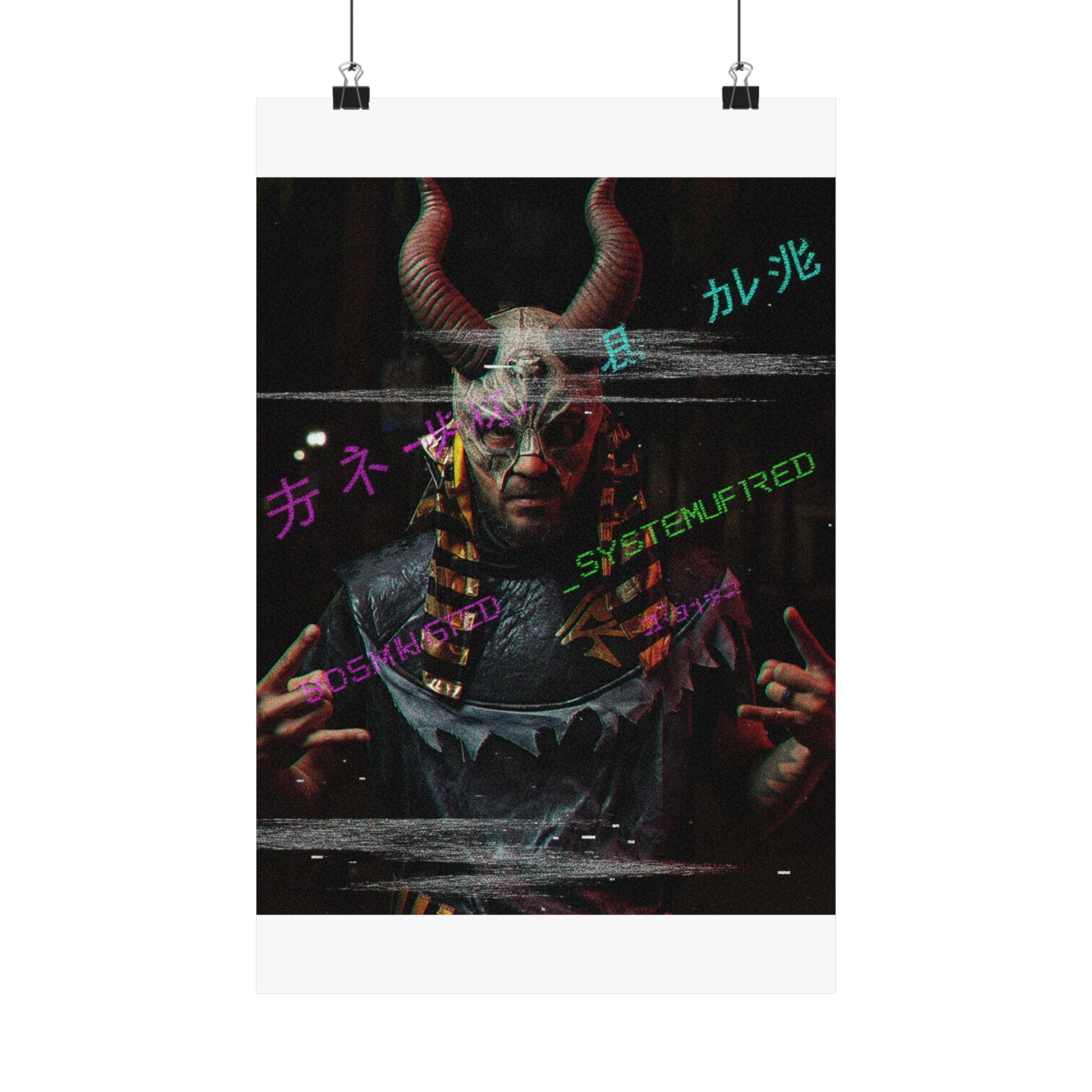 Glitch Culture — Person — Matte Poster