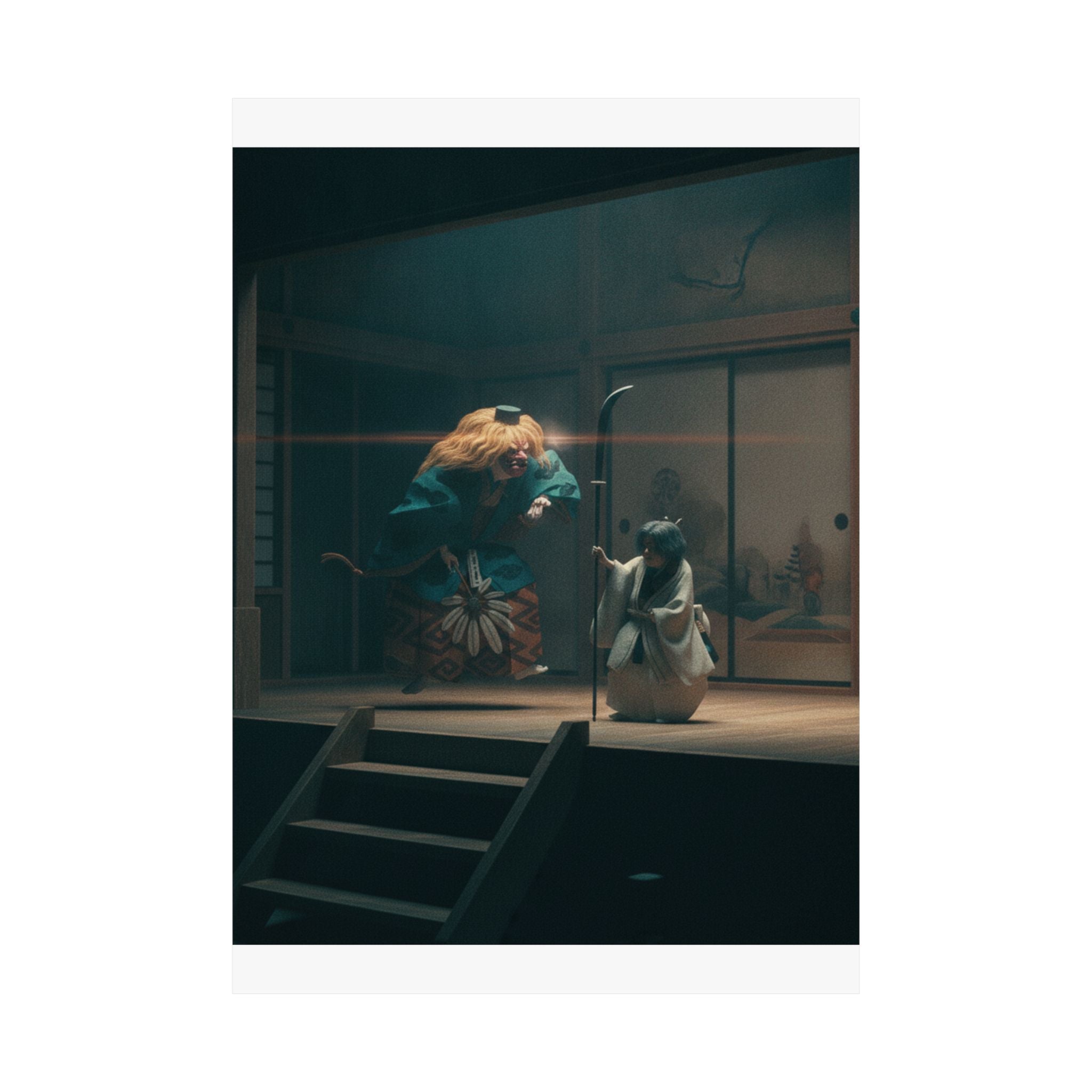Cinematic — Scene From Noh Dance — Matte Poster