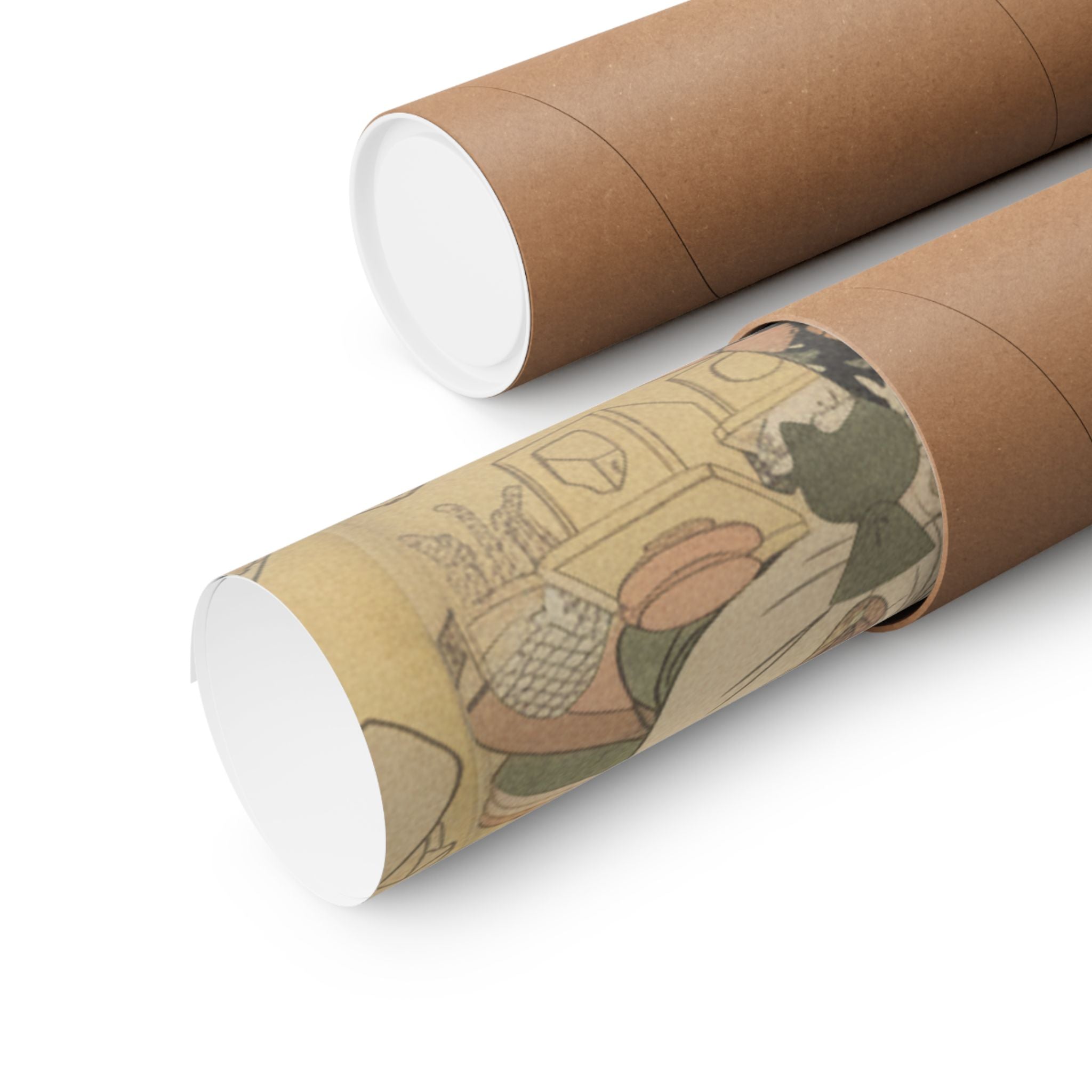 Dramatic Storm — A View Of The Pleasures Of The Taiko And His Five Wives At Rakutō — Matte Poster