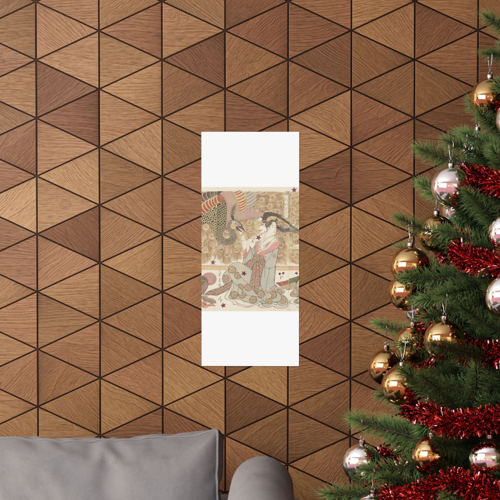 Botanical — Interior Of The House Called Ōgiya — Matte Poster