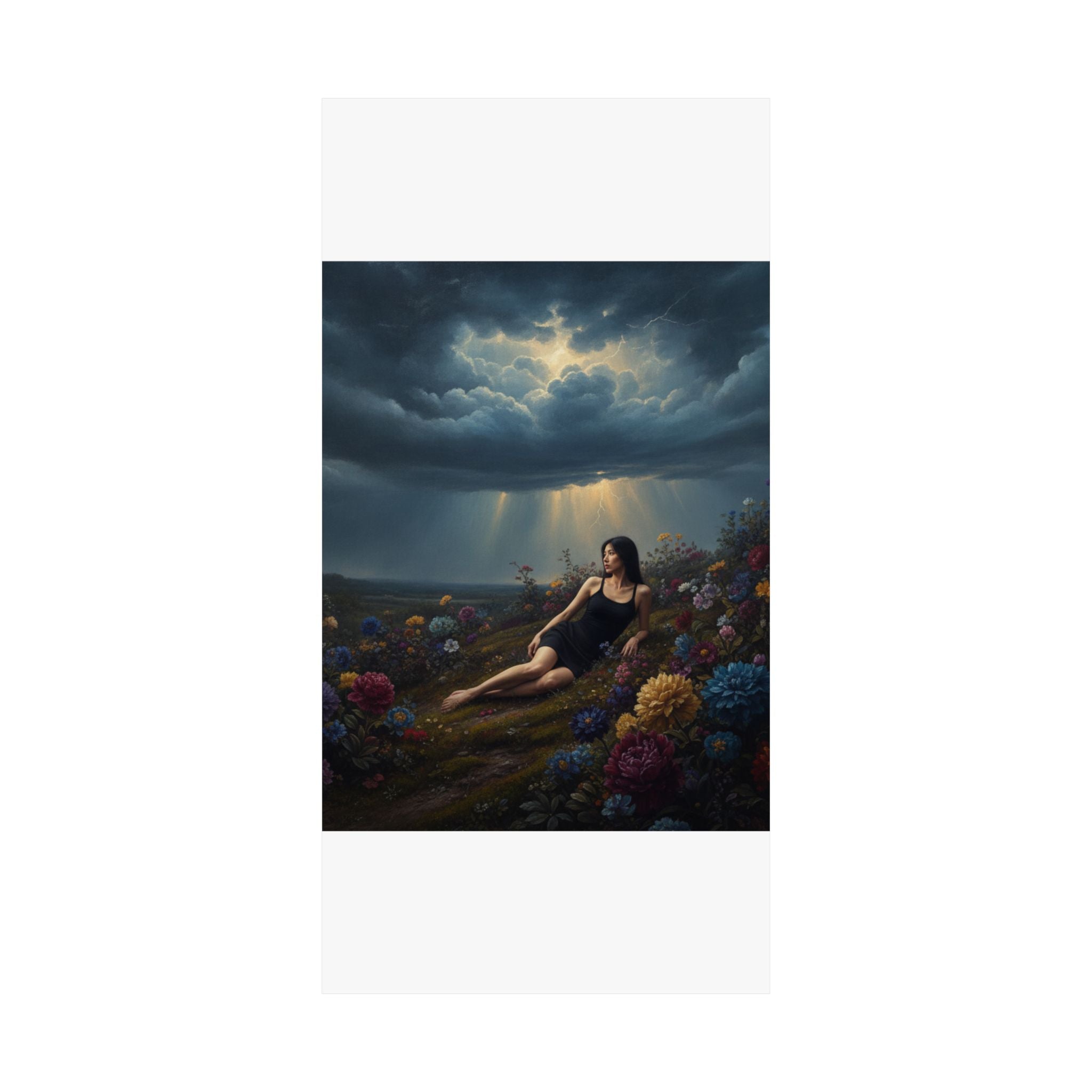Dramatic Storm — Person — Matte Poster