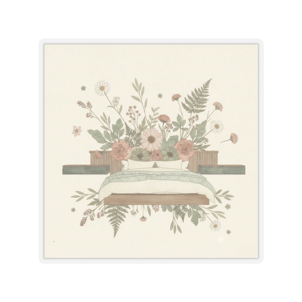 Botanical — Bedroom — Kiss-Cut Sticker