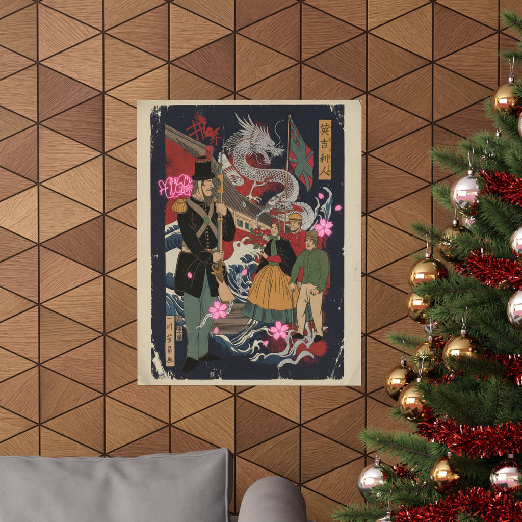 Japanese Street — Englishmen — Matte Poster