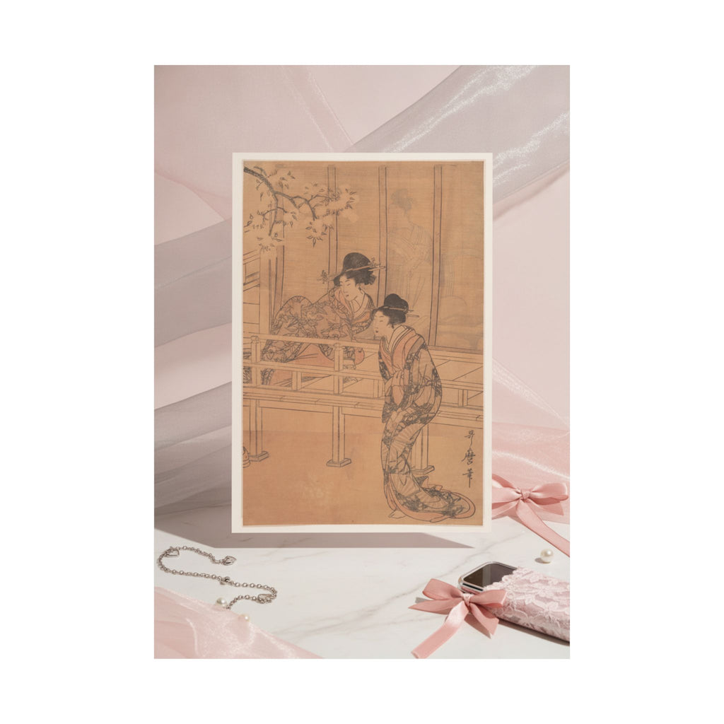 Product Marketing — The Lady Of Rokujo Being Visited By The Princess Aoi — Matte Poster