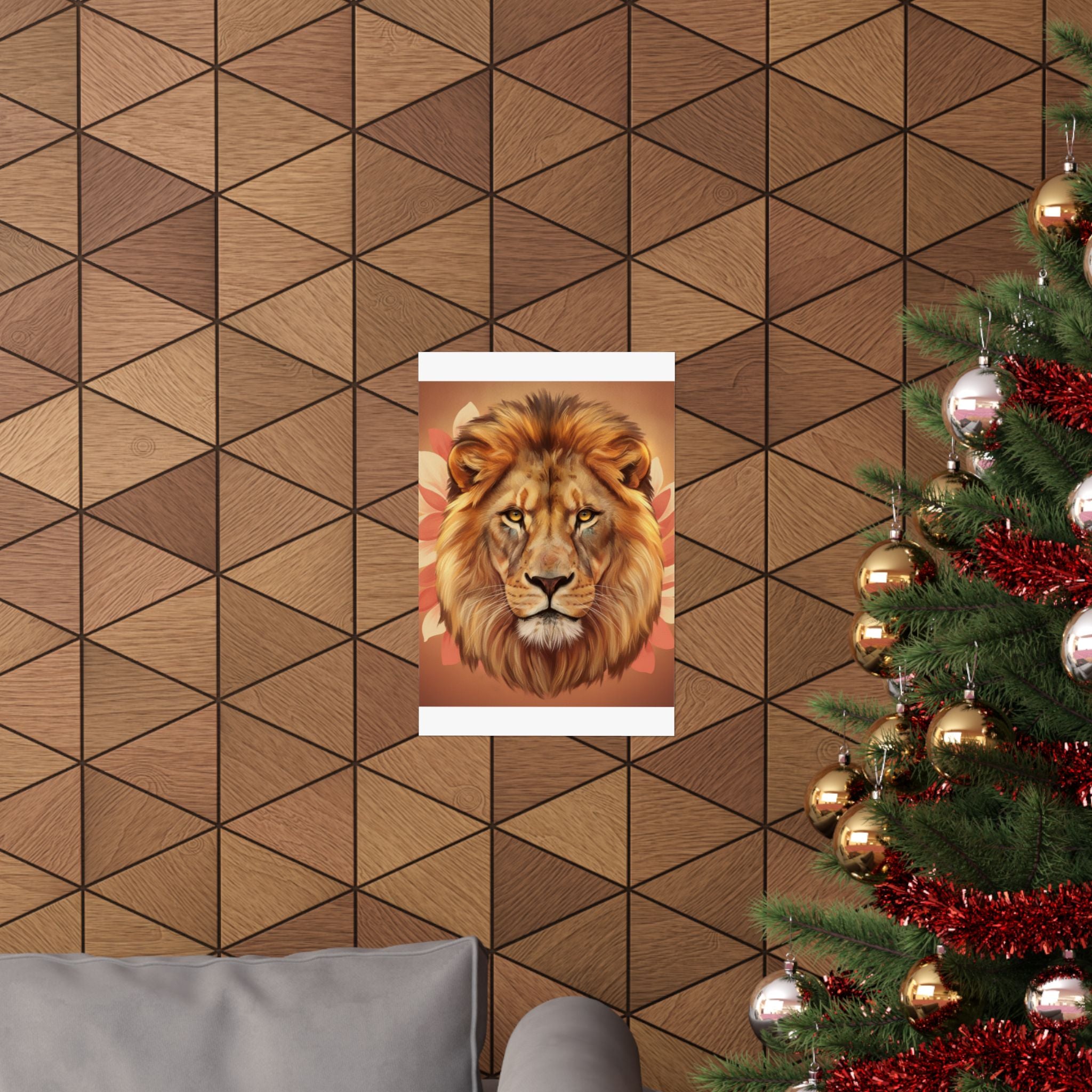 Southern Sunset — Lion — Matte Poster