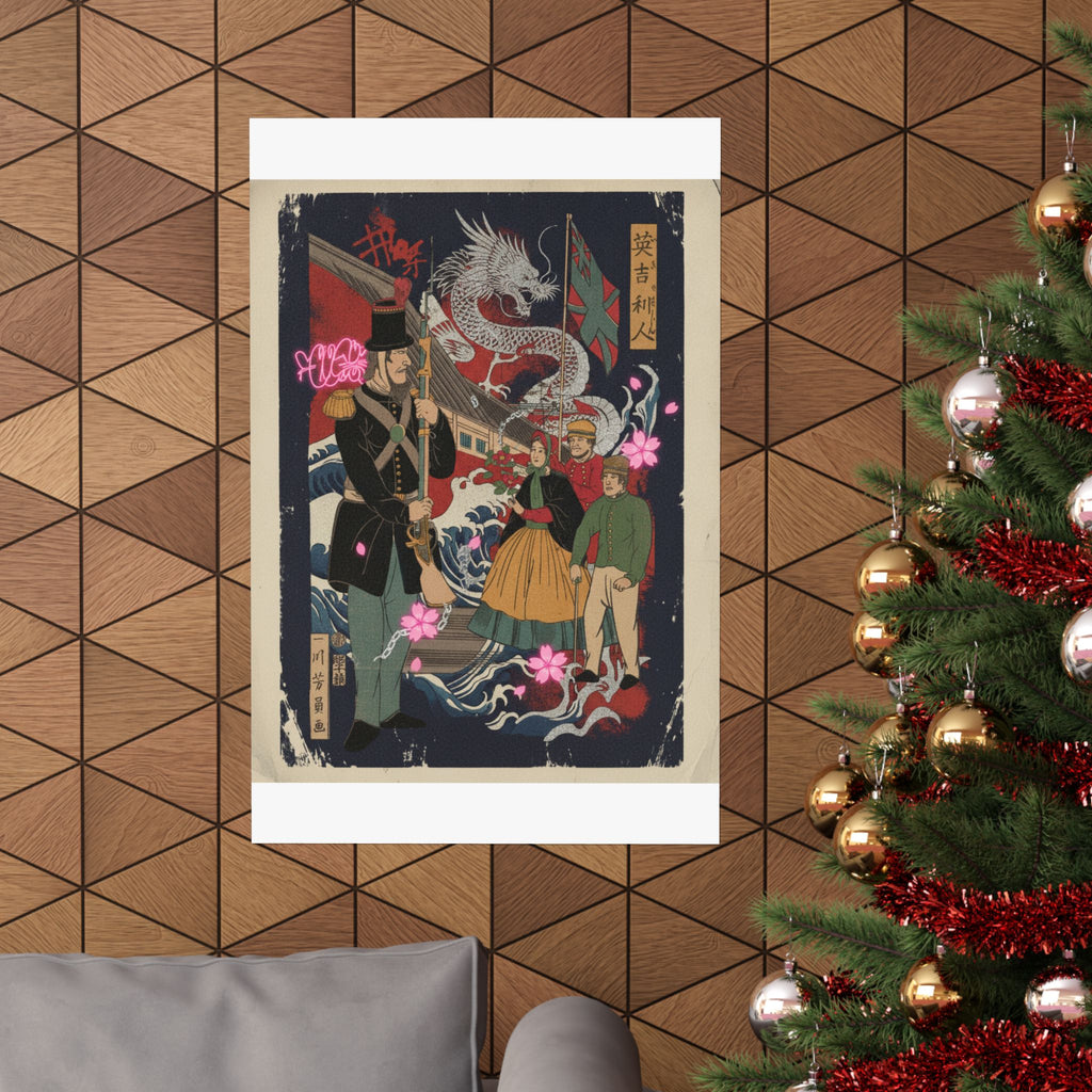 Japanese Street — Englishmen — Matte Poster