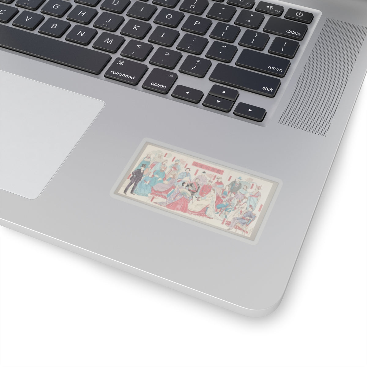 Watercolor — Mirror Of National Costumes Of All Nations  (Bankoku Ishō Kagami) — Kiss-Cut Sticker