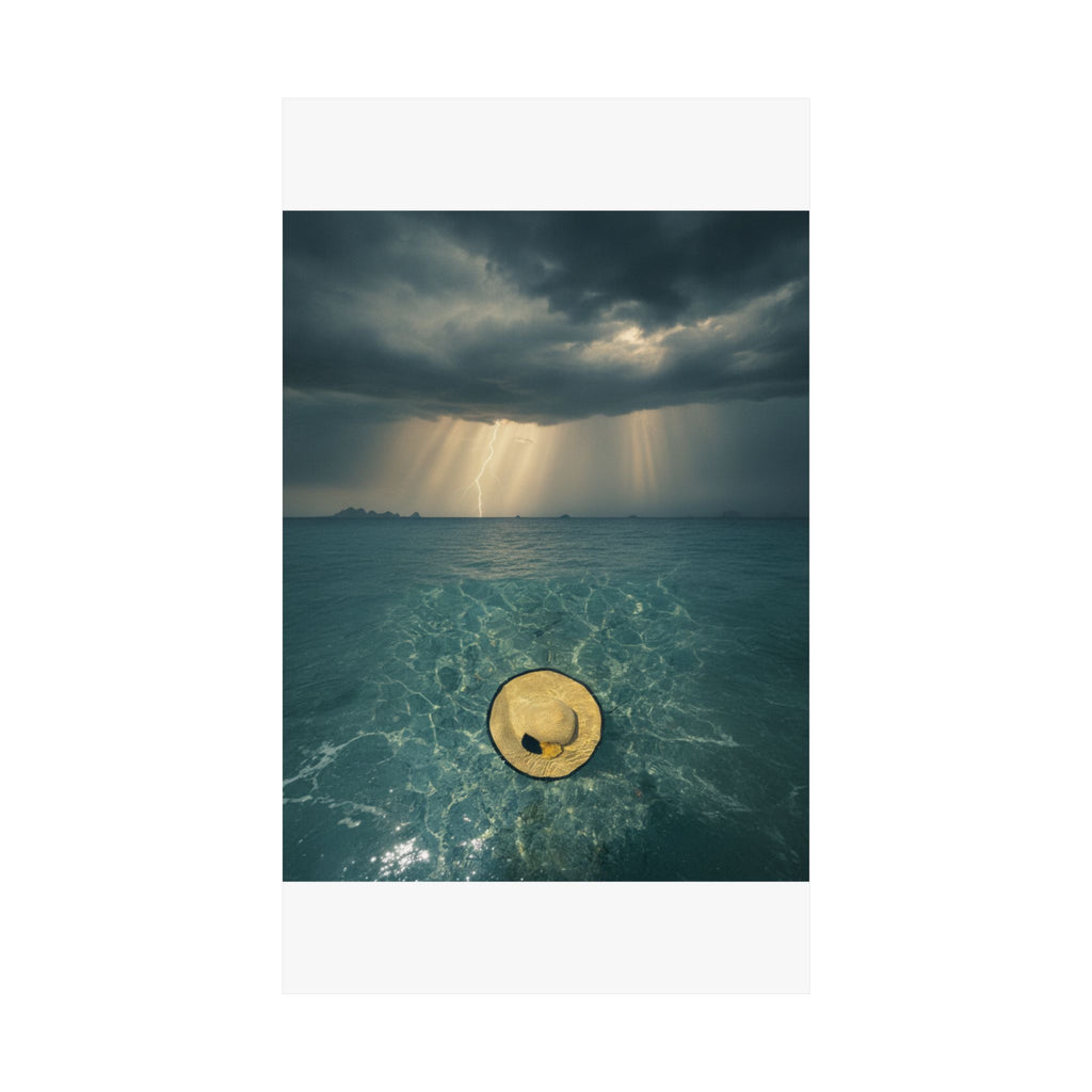 Dramatic Storm — Hat — Matte Poster