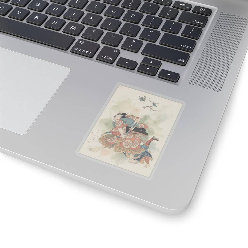 Botanical — The First Warbler — Kiss-Cut Sticker