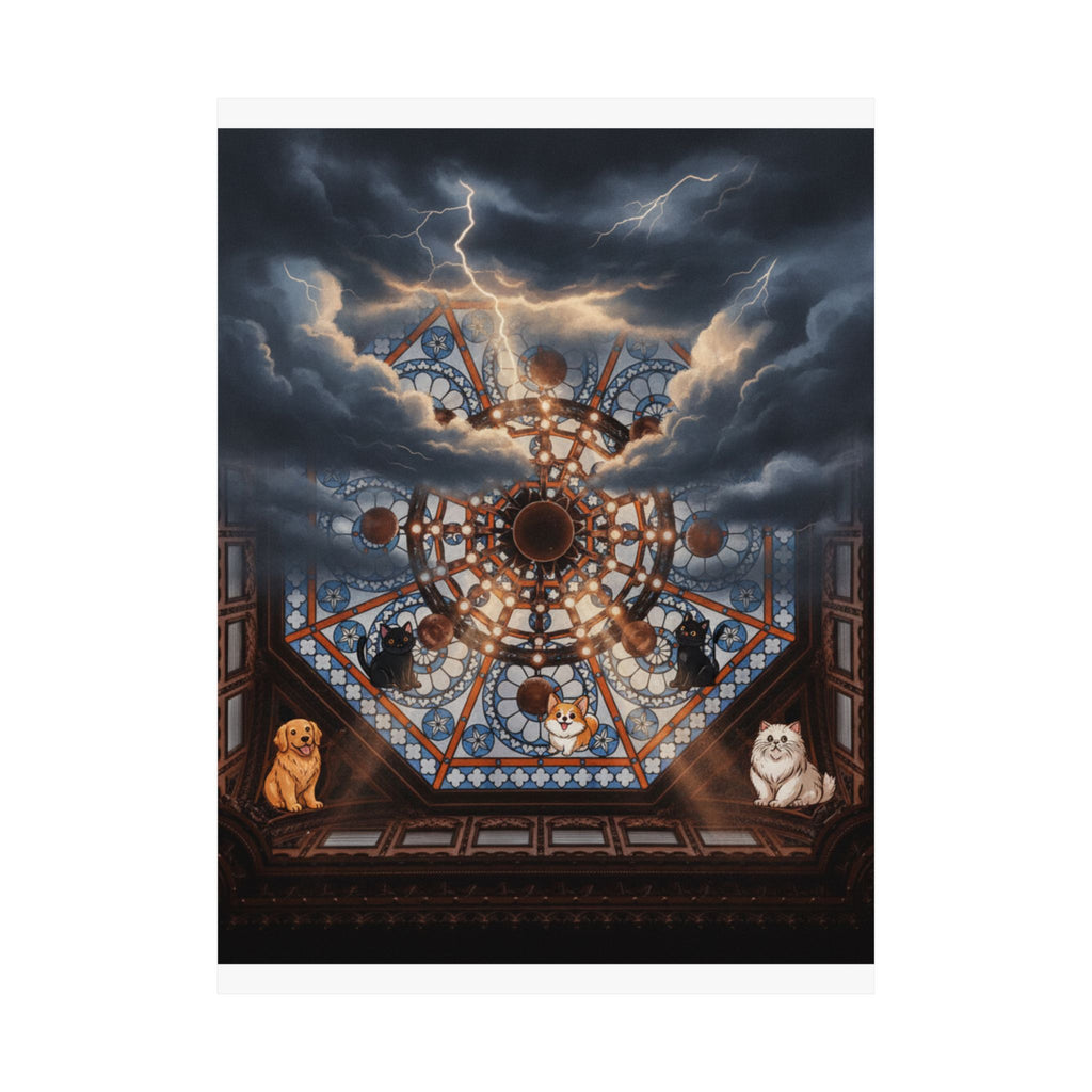 Dramatic Storm — Ceiling — Matte Poster