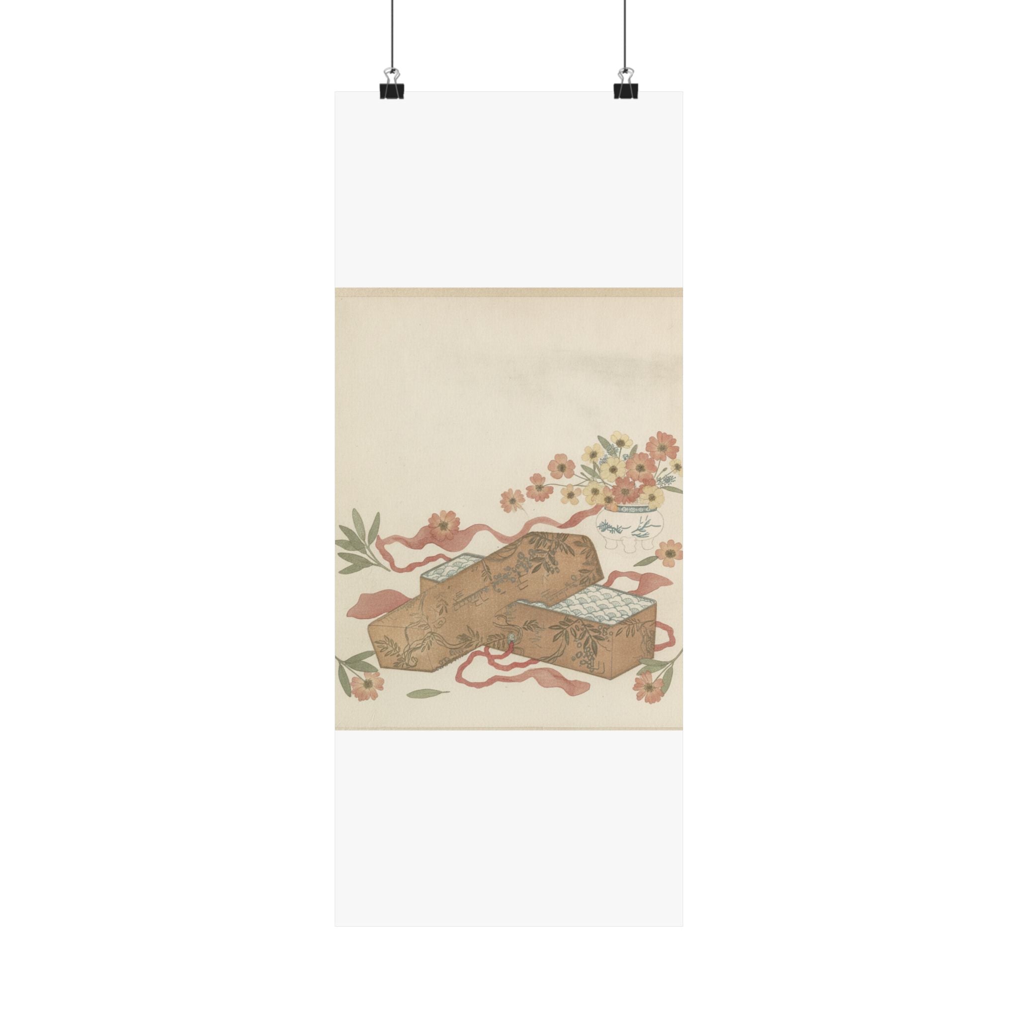 Botanical — Letter-Box With Letter And Potted Flower — Matte Poster