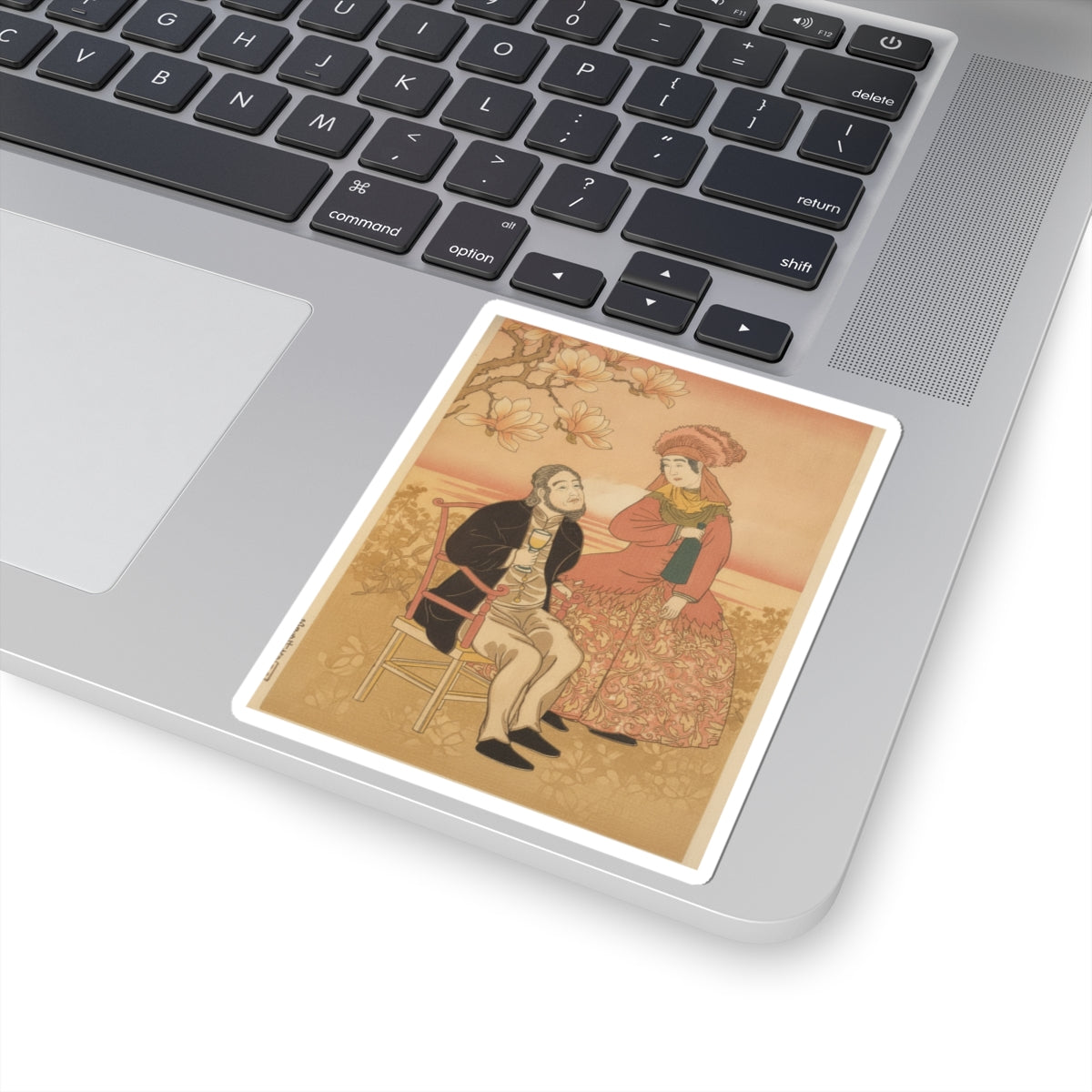 Southern Sunset — France, From The Series Pictures Of People From Foreign Lands (Gaikoku Jinbutsu  — Kiss-Cut Sticker