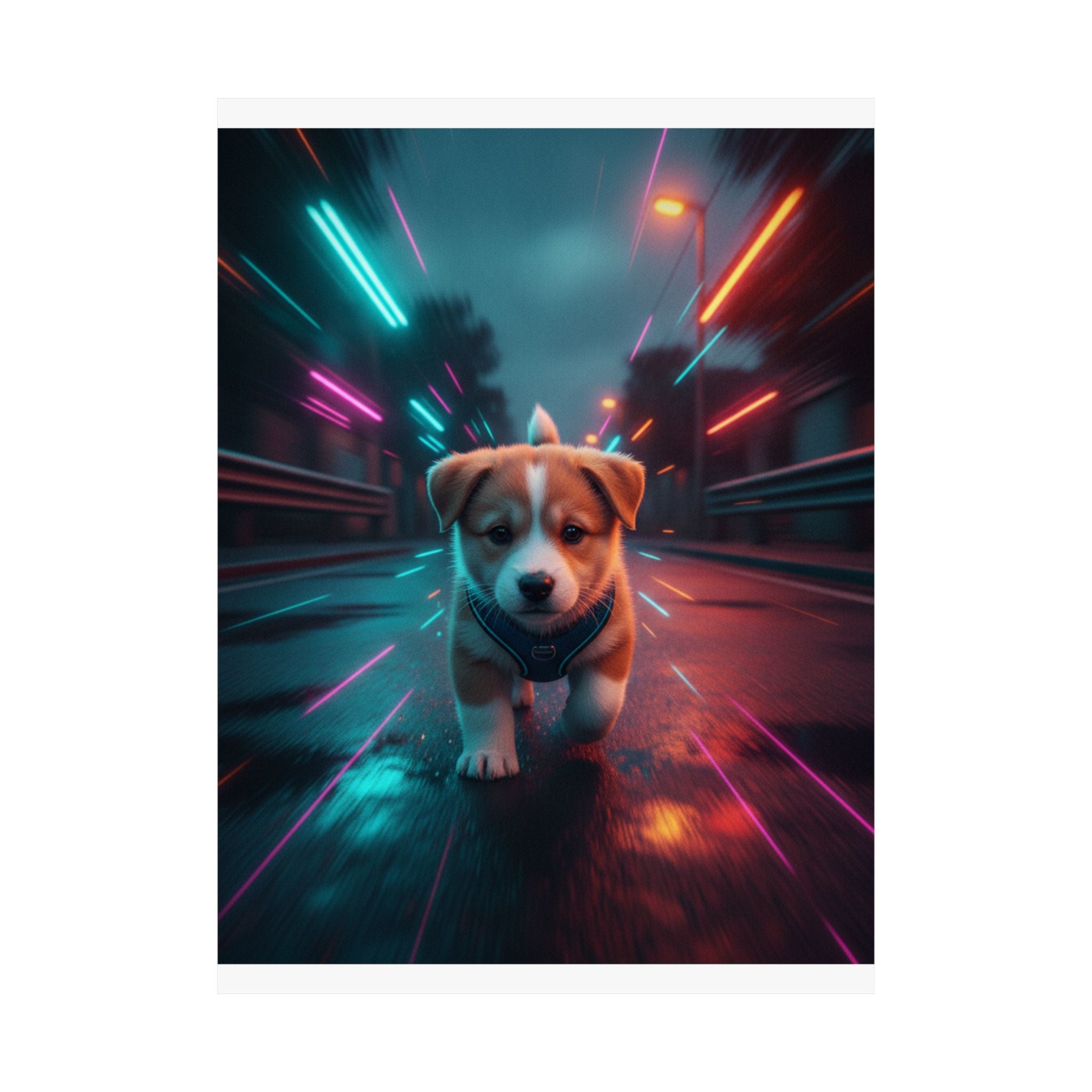 Fast Furious — Dog — Matte Poster