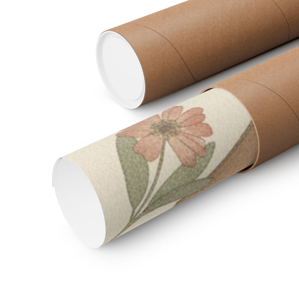 Botanical — Letter-Box With Letter And Potted Flower — Matte Poster