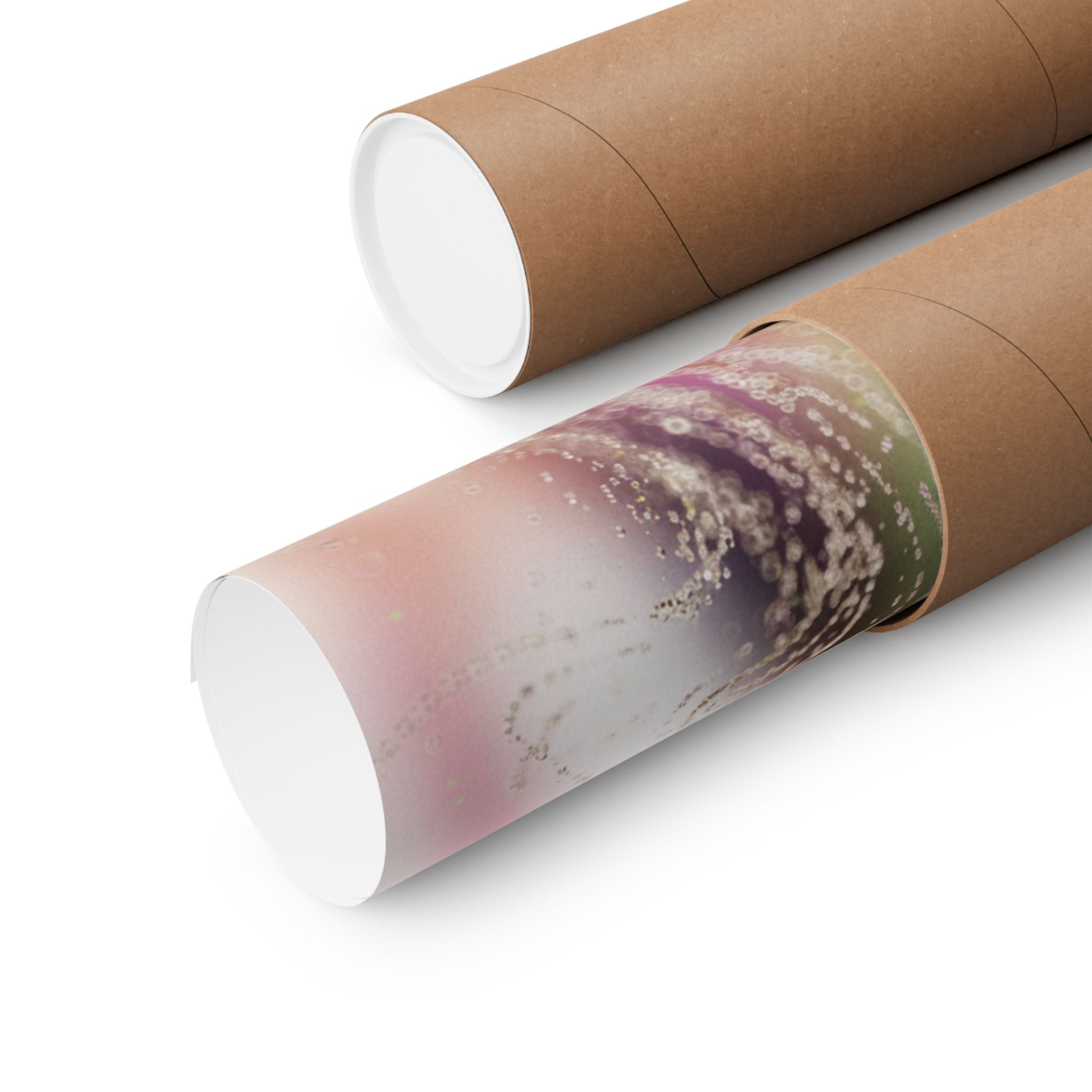 Dreamy Blurred Colour Cloud Abstract Art Poster