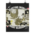 Streetwear Collage — Courtesan With Client Before A Tokonoma Alcove — Matte Poster
