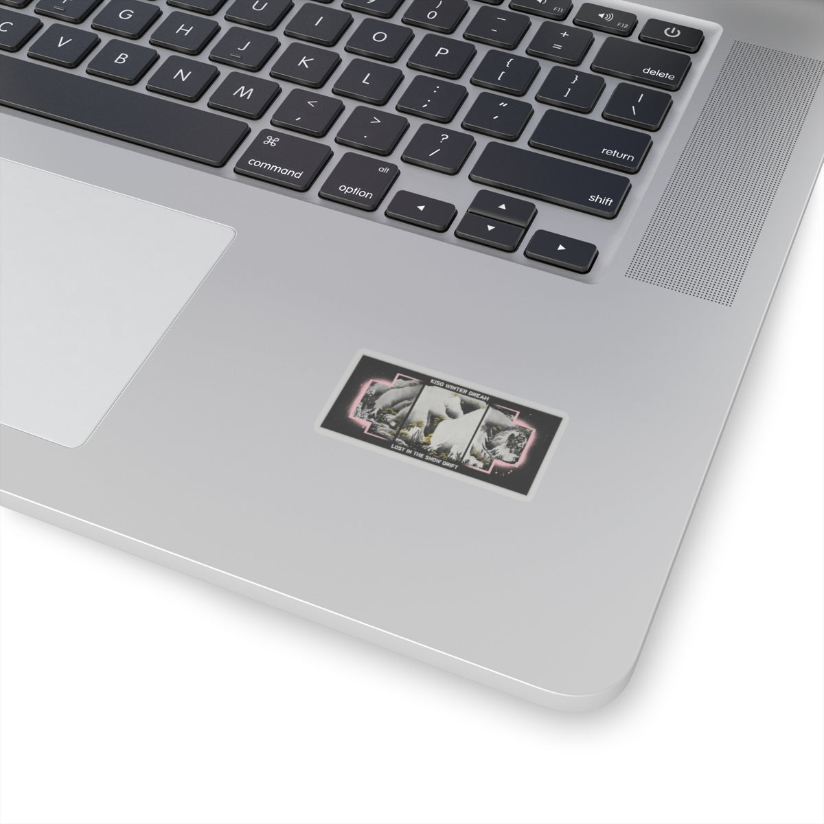 Streetwear Collage — Kiso Gorge In The Snow — Kiss-Cut Sticker