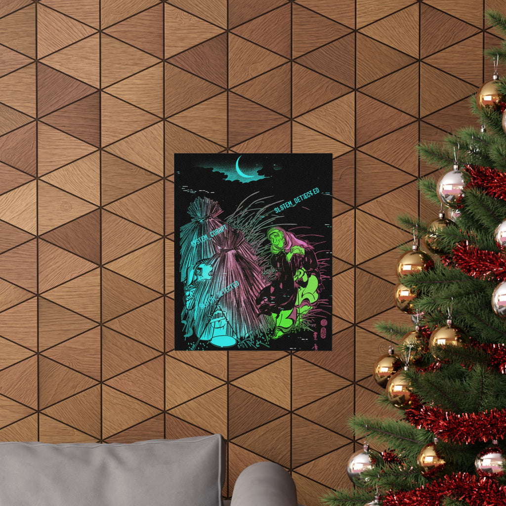 Glitch Culture — Trapping The Fox — Matte Poster