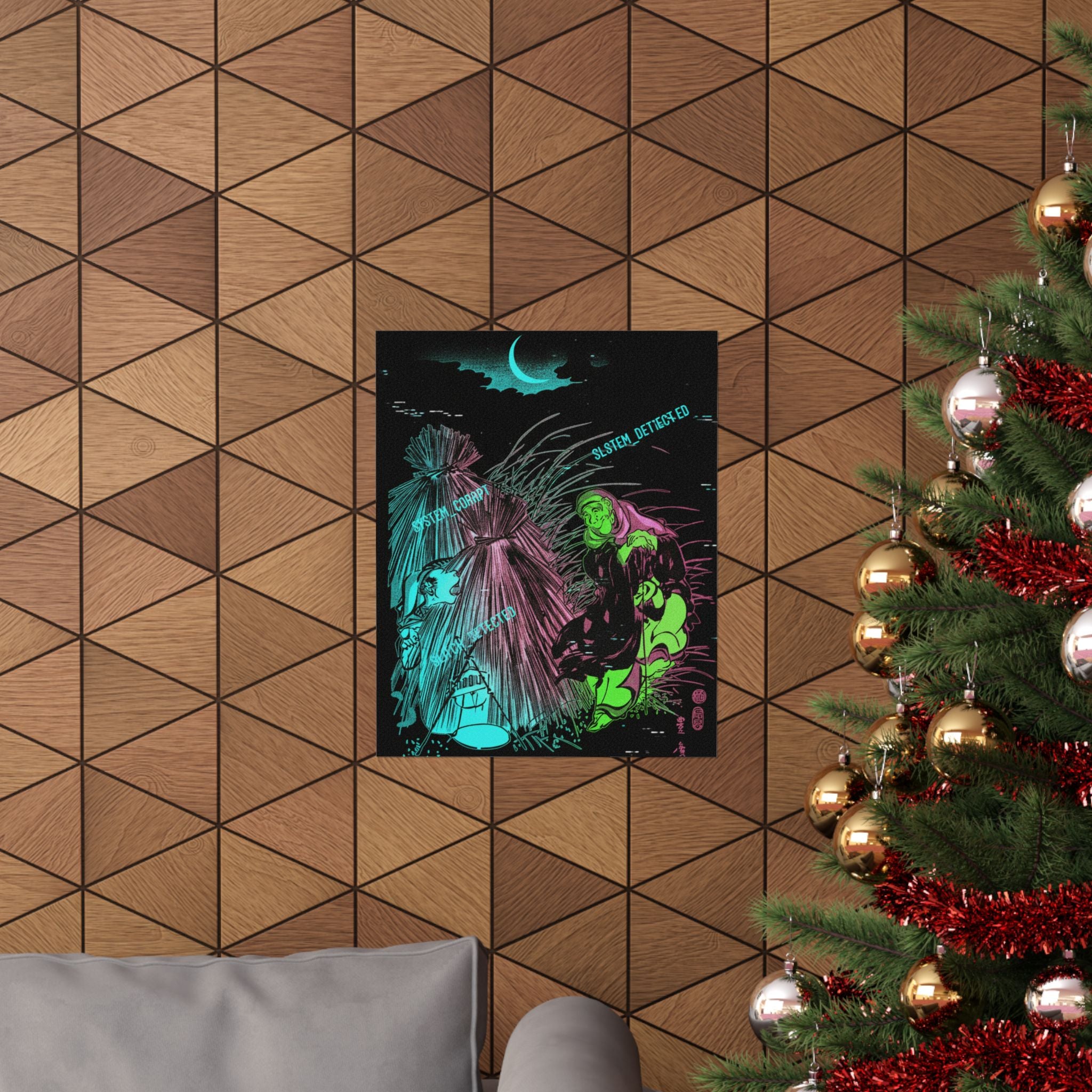 Glitch Culture — Trapping The Fox — Matte Poster