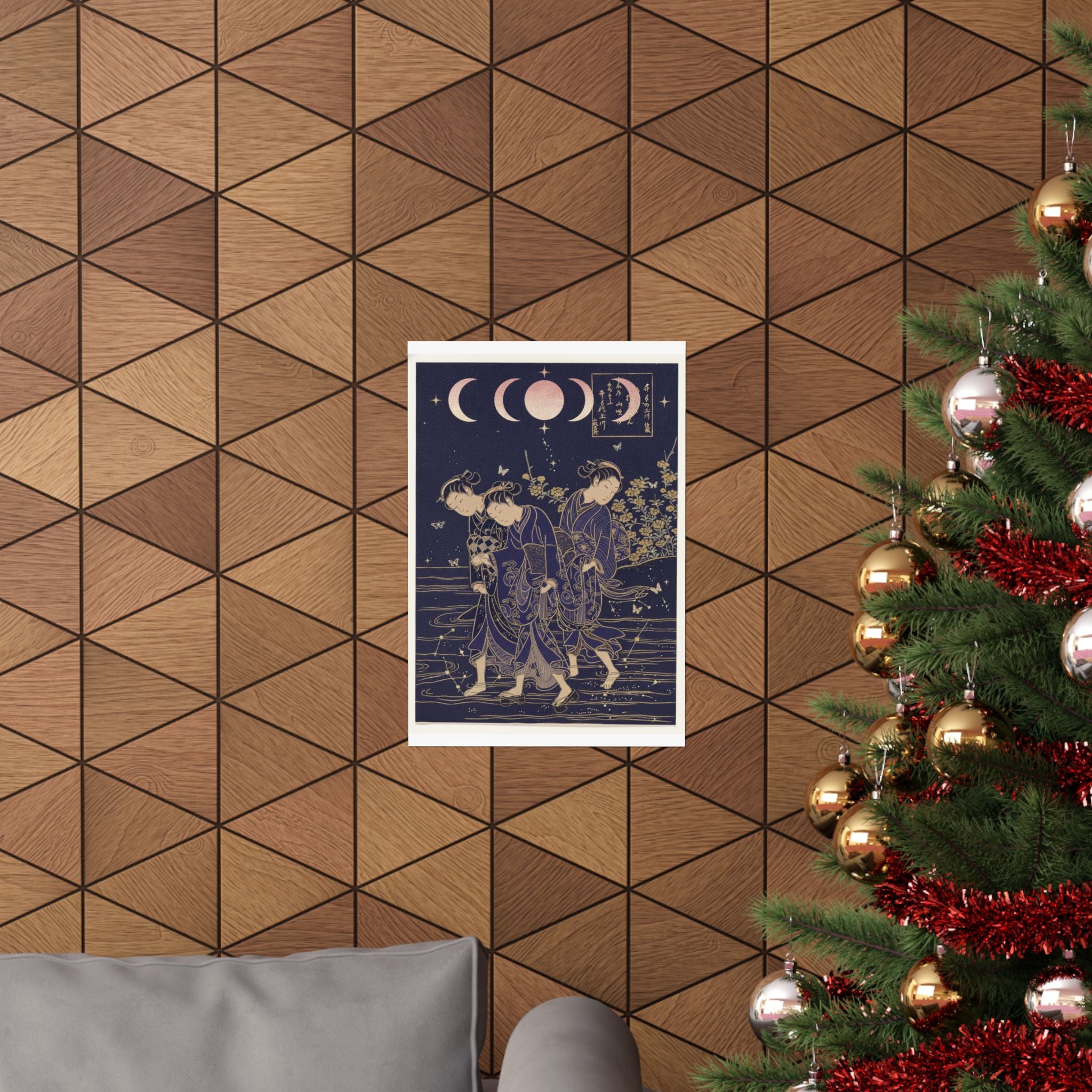 Celestial — The Tama River At Ide, Yamashiro Province — Matte Poster