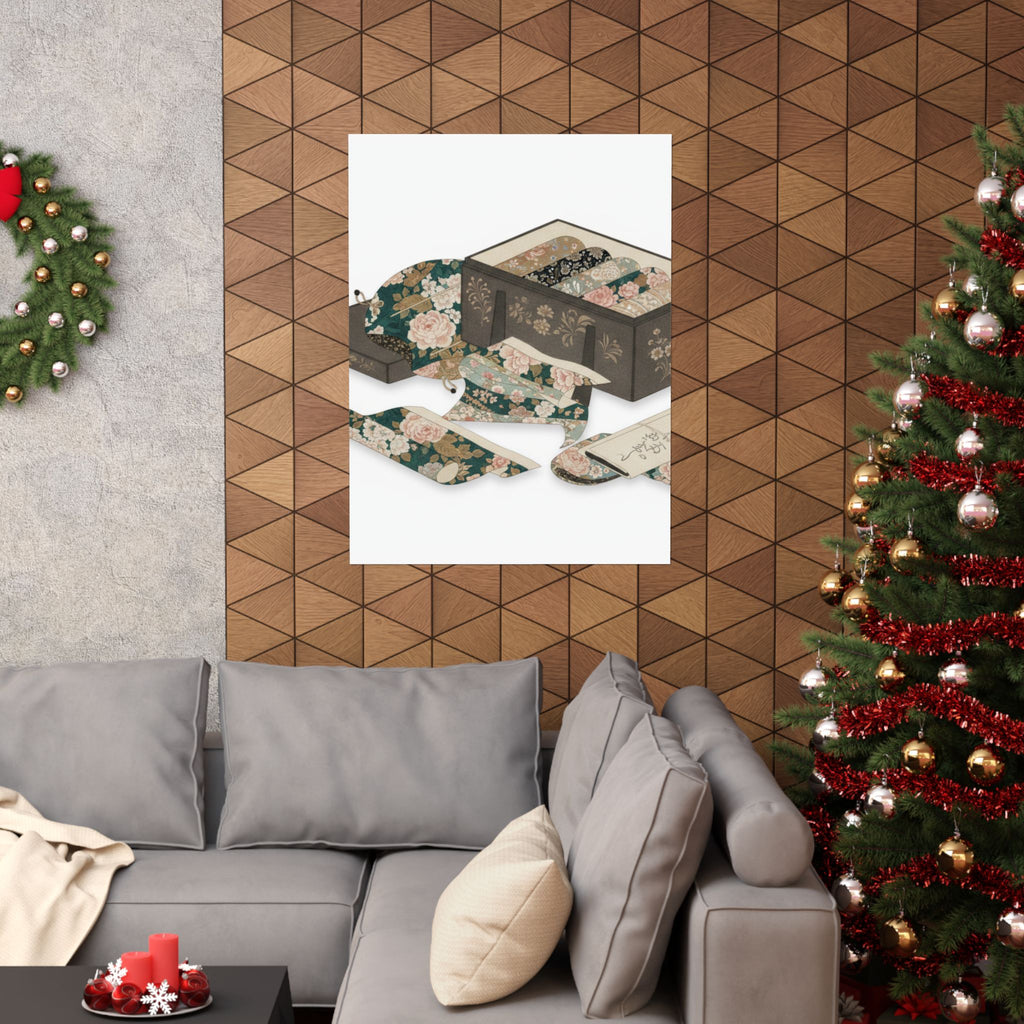 Ecommerce Main — Box With Draperies — Matte Poster