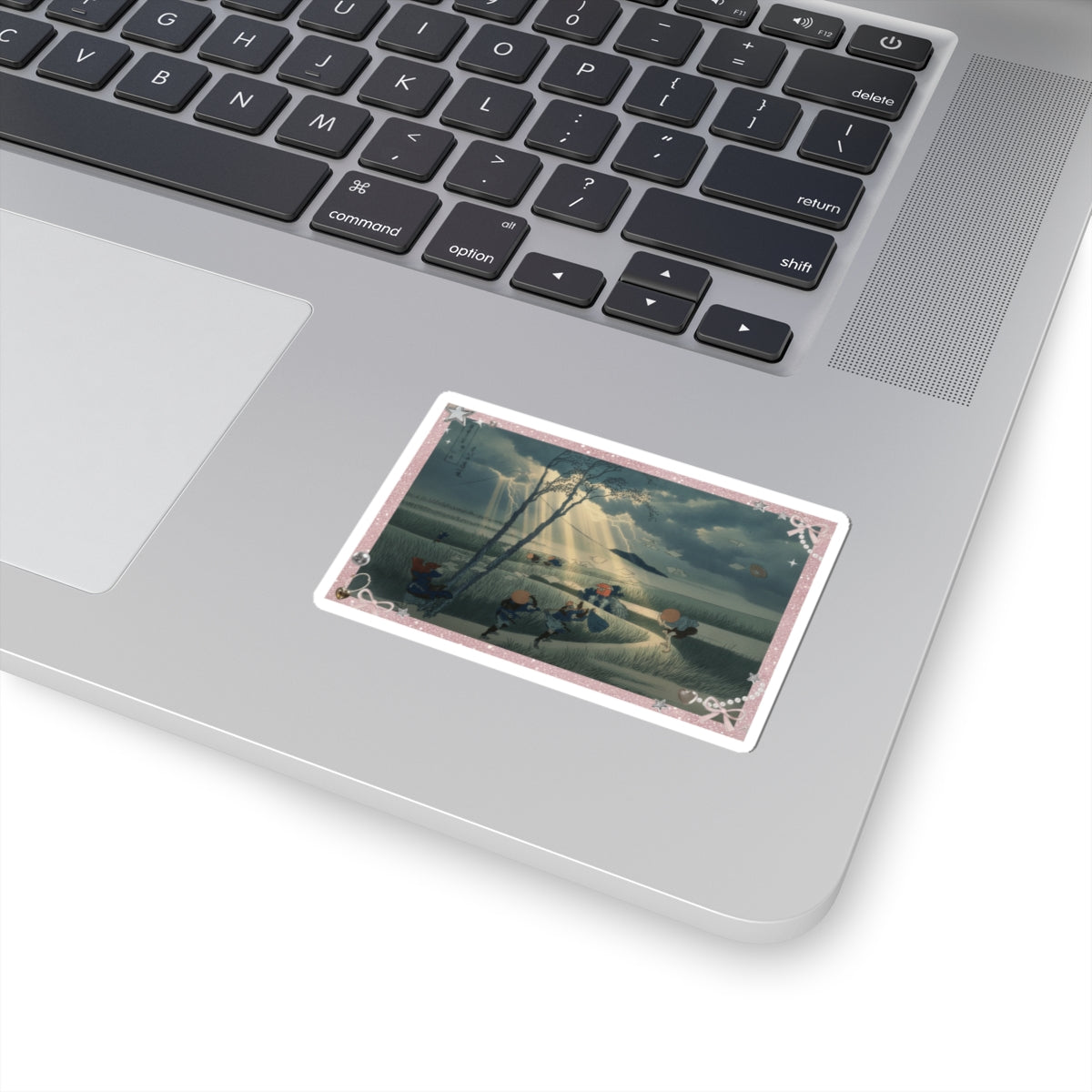 Dramatic Storm — Ejiri In Suruga Province (Sunshū Ejiri), From The Series Thirty-Six Views Of Mou — Kiss-Cut Sticker