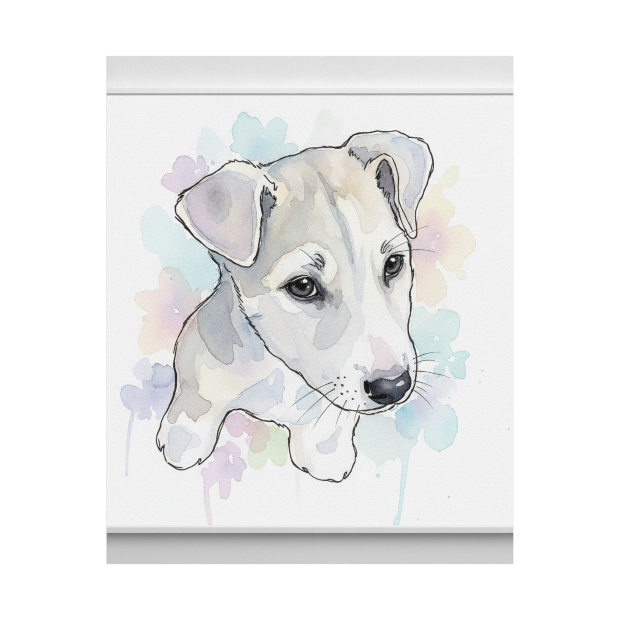 Watercolor — Dog — Matte Poster