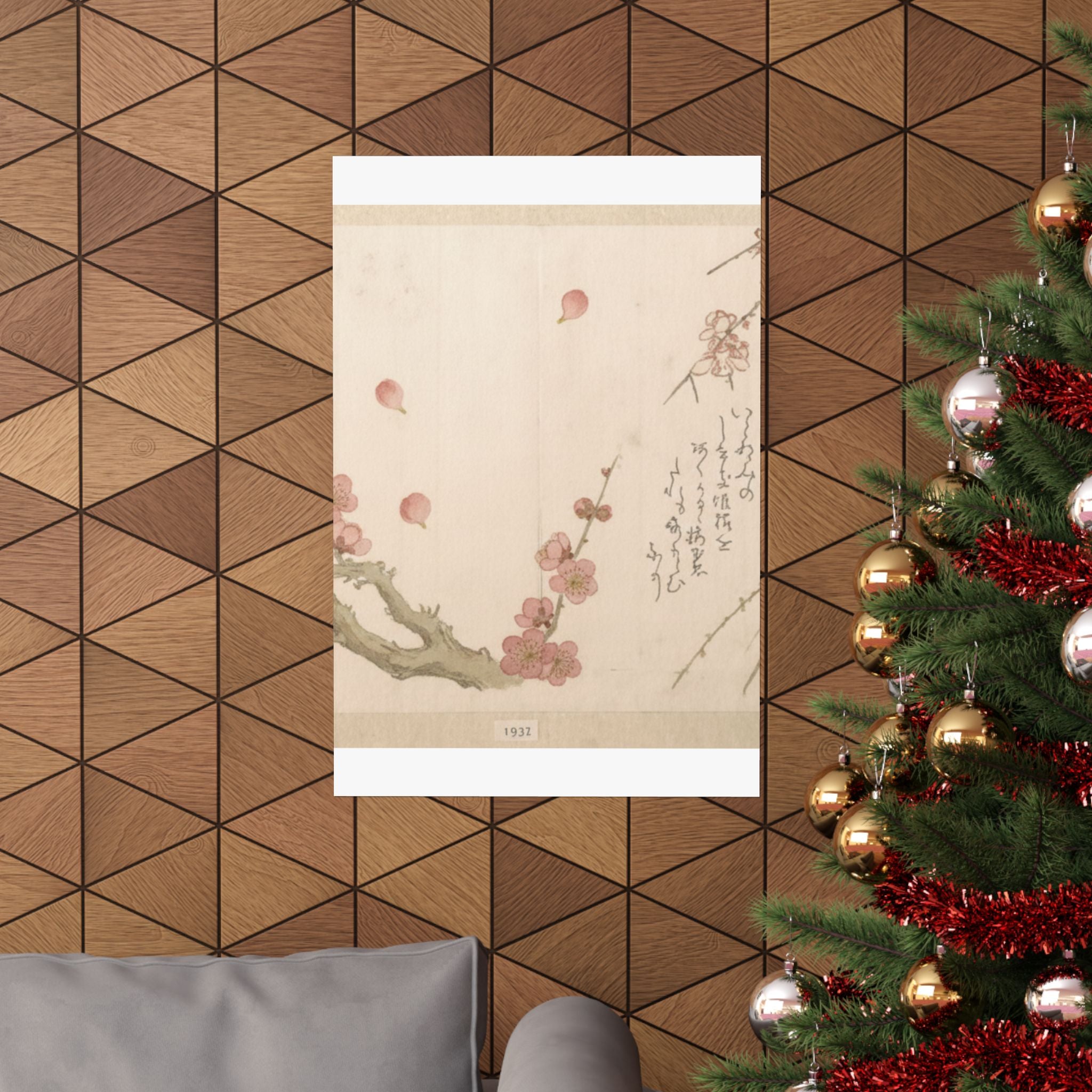 Botanical — Plum Blossom — Matte Poster