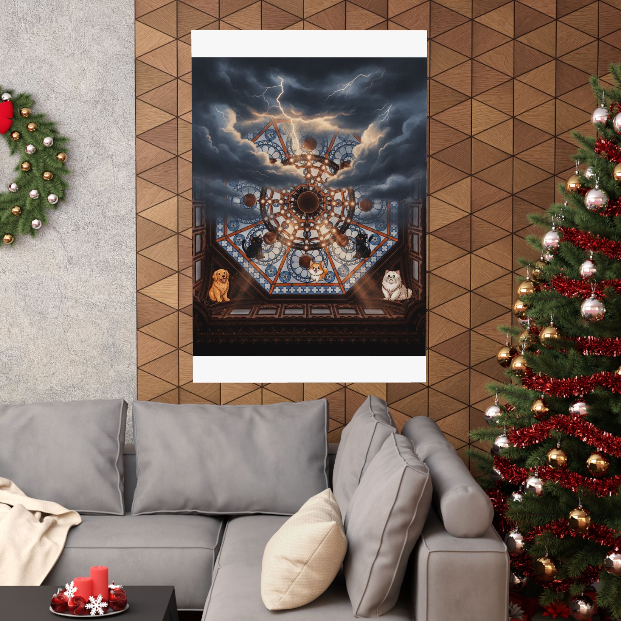 Dramatic Storm — Ceiling — Matte Poster