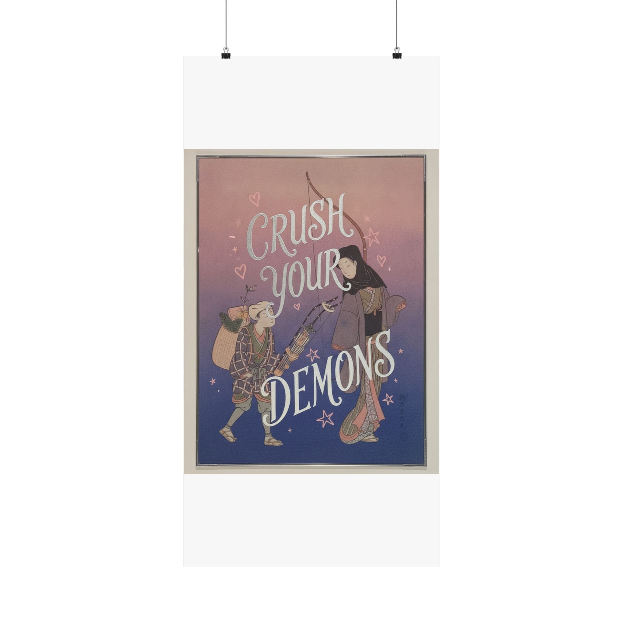 Affirmation — Demon-Crushing Bow — Matte Poster