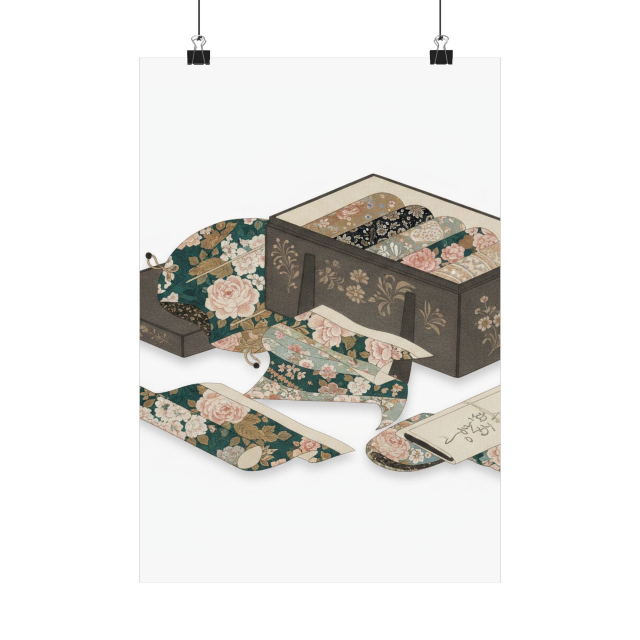 Ecommerce Main — Box With Draperies — Matte Poster