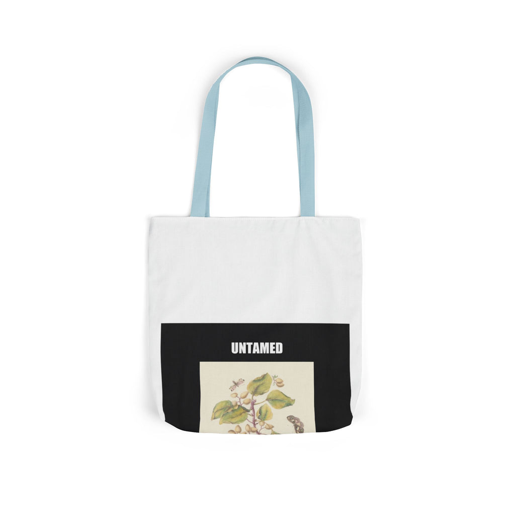 UNTAMED Vintage Botanical Blossom Canvas Tote Bag