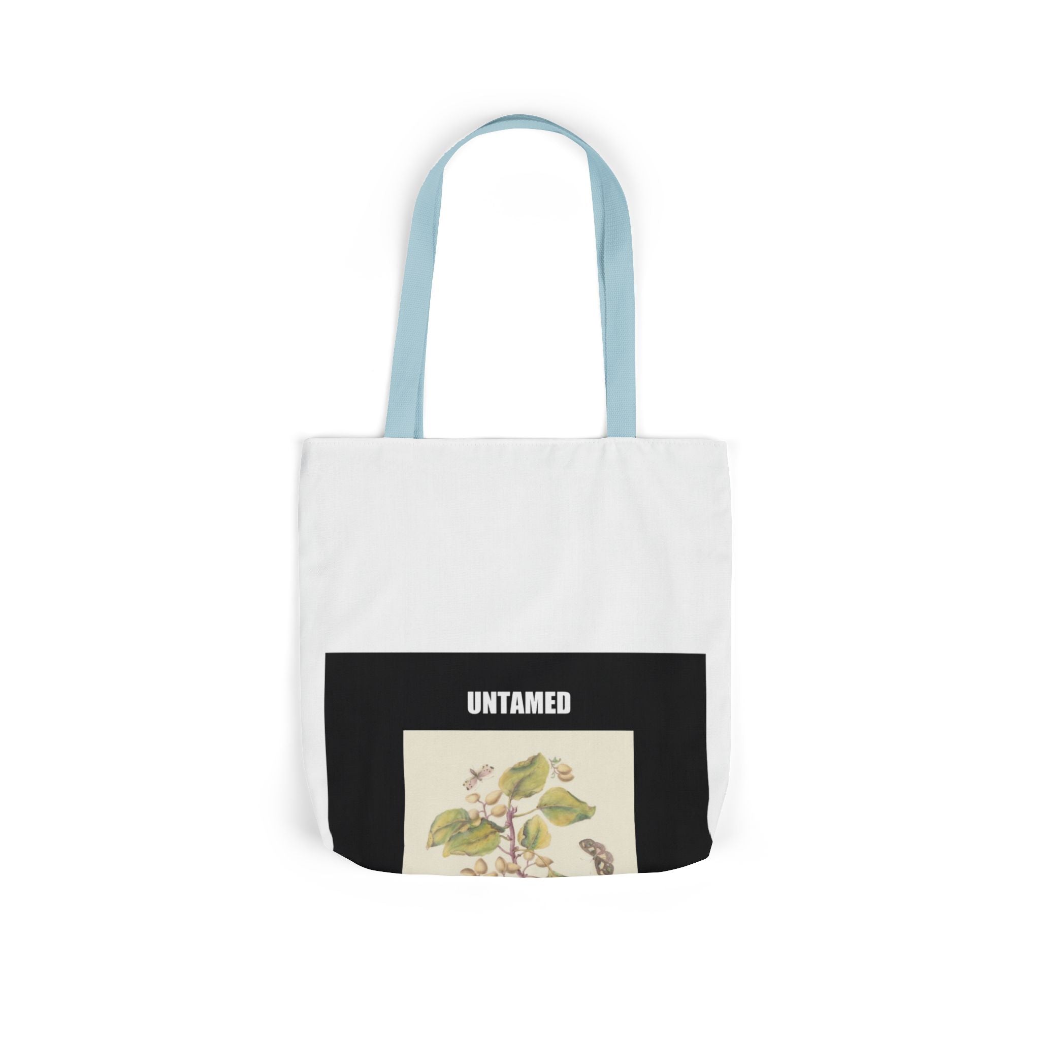 UNTAMED Vintage Botanical Blossom Canvas Tote Bag