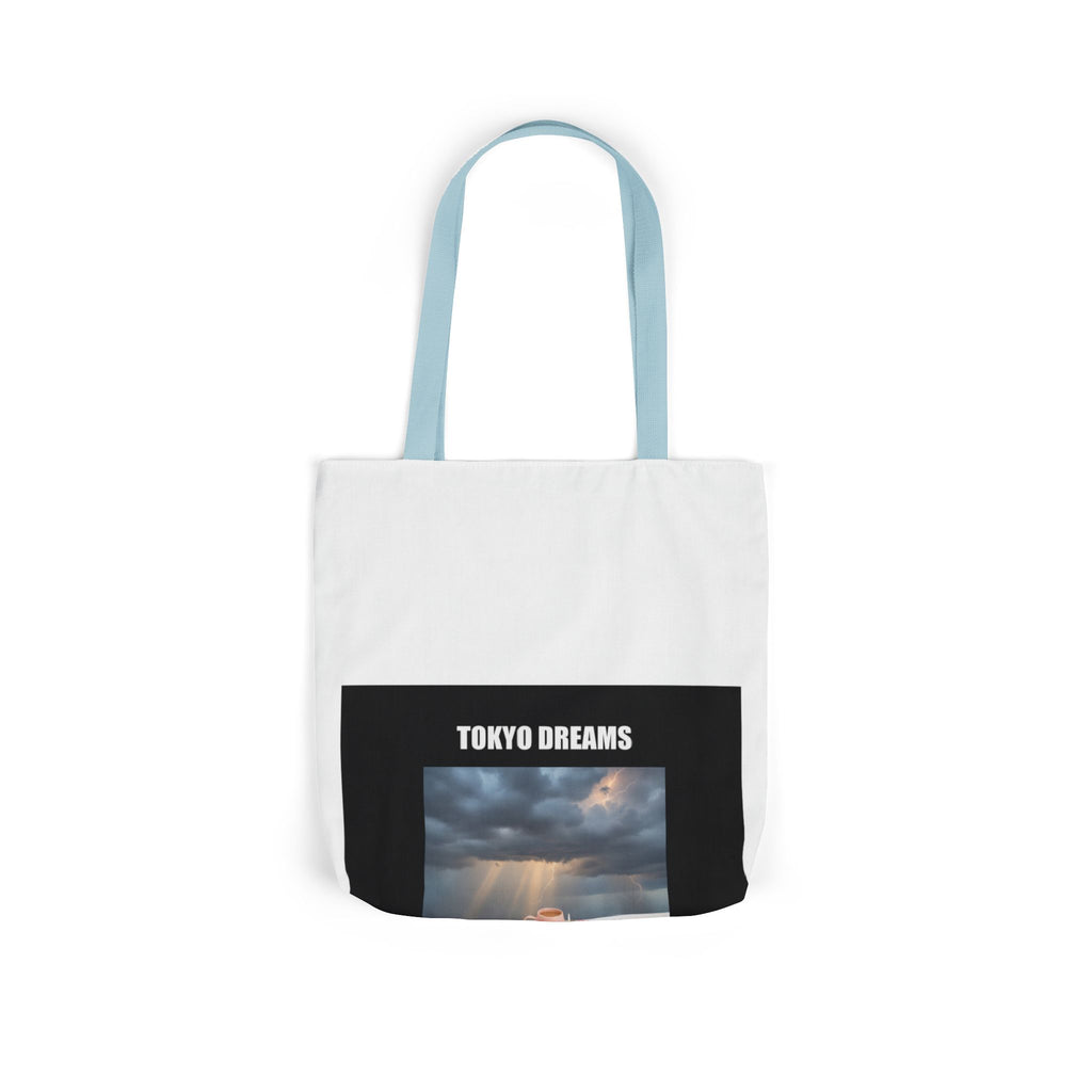 TOKYO DREAMS Storm Sky Photo Canvas Tote Bag