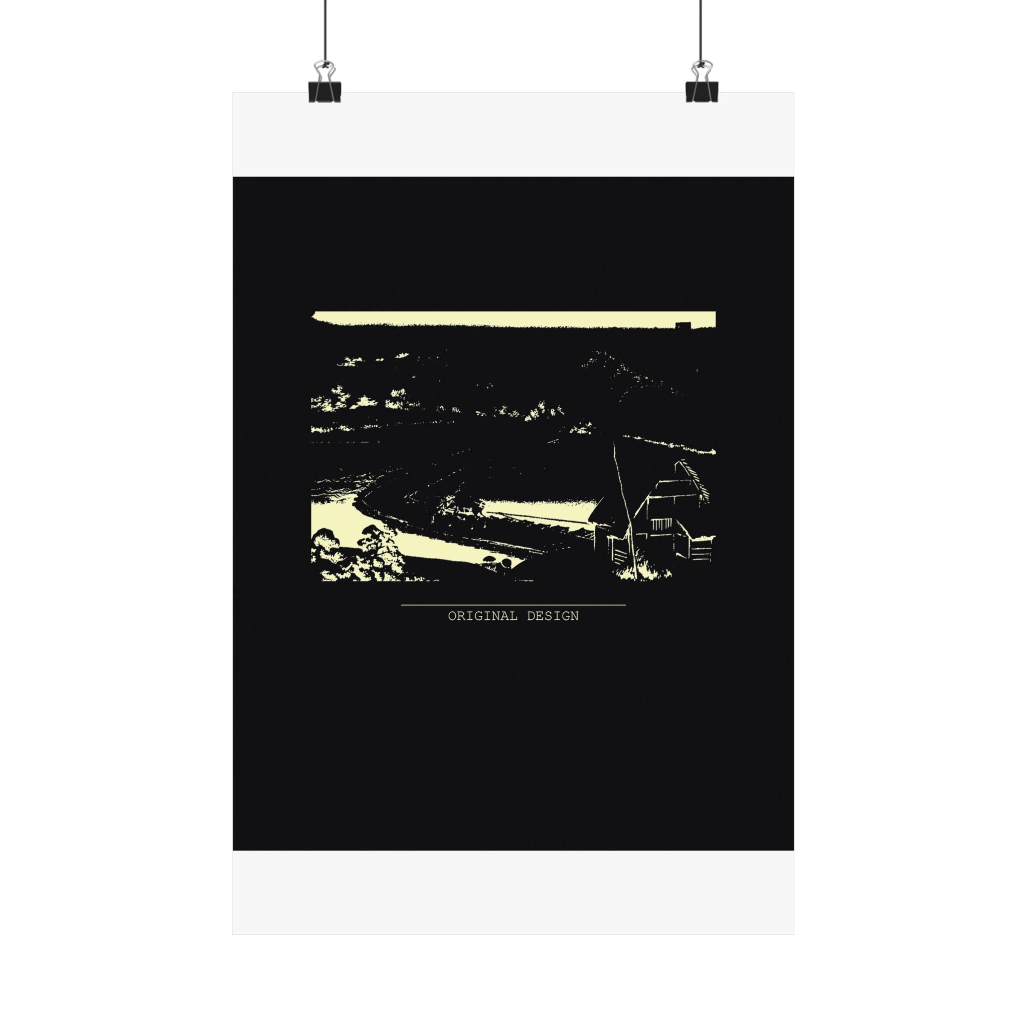 Minimalist Single Ink Clothing art print — product view 4