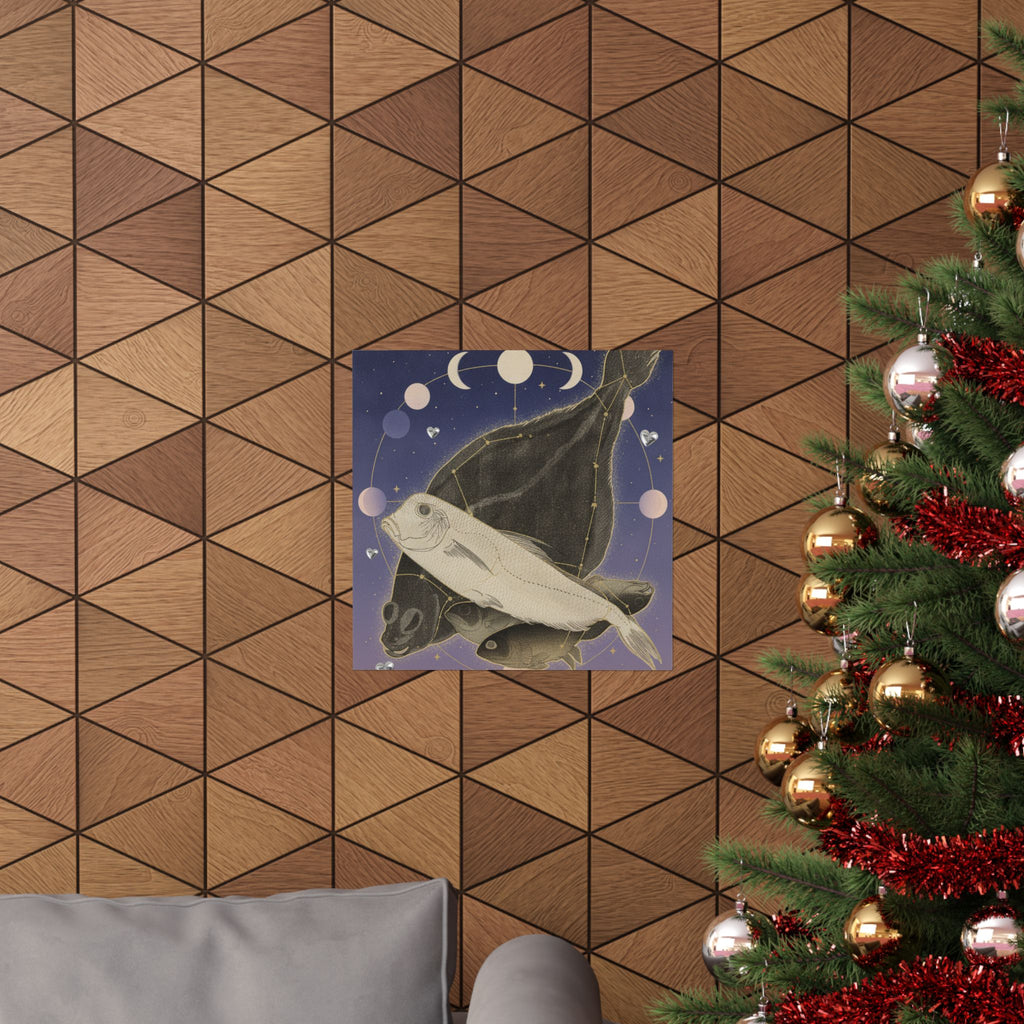 Celestial — Flounder And Other Fishes — Matte Poster